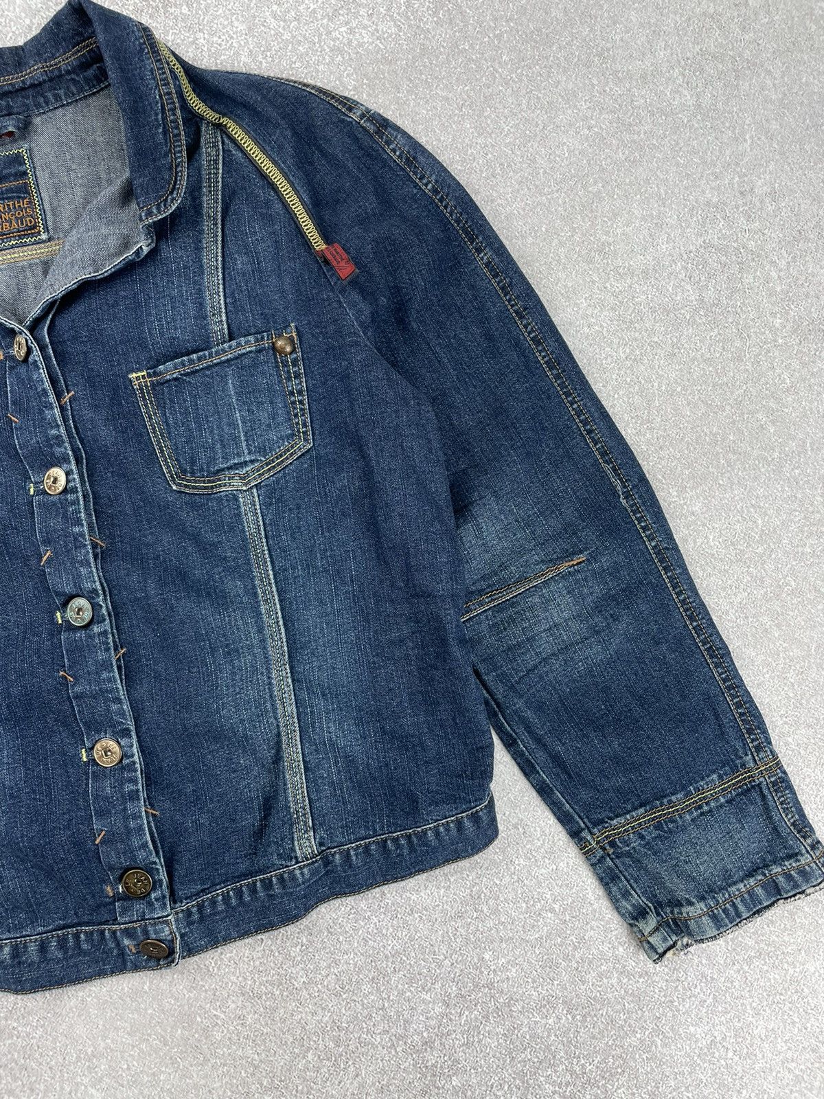 Japanese Brand × Marithe + Francois Girbaud Marithe Francois Girbaud Denim Jacket Y2k Size L / US 10 / IT 46 - 2 Thumbnail