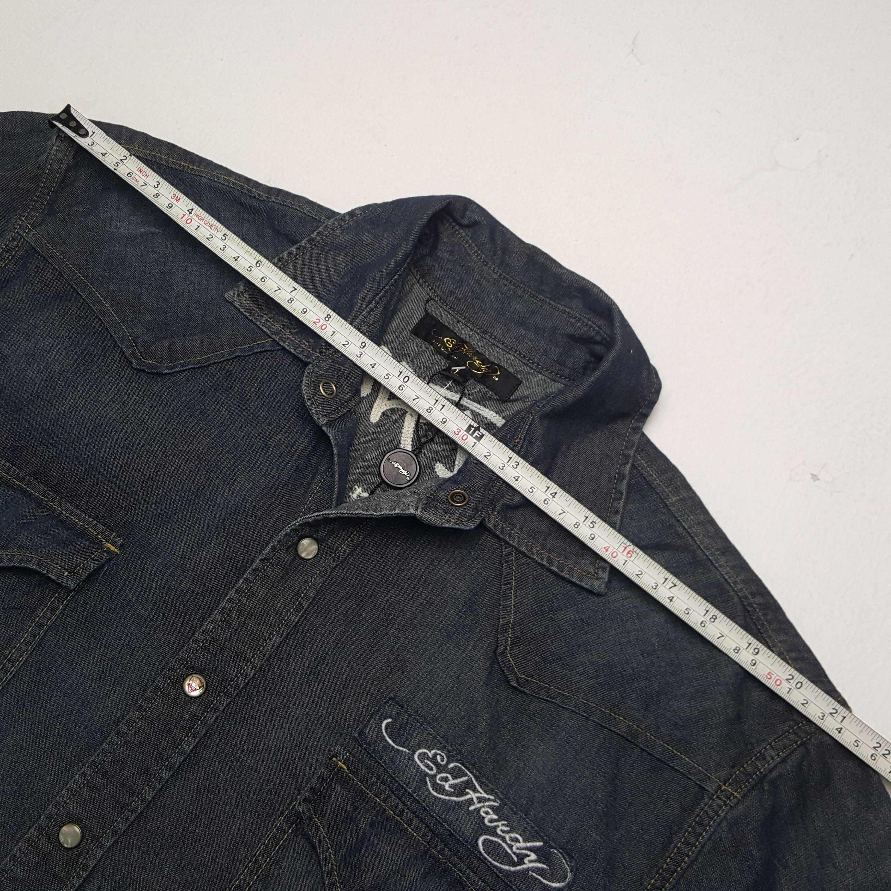 Christian Audigier × Ed Hardy × Vintage Vintage Ed Hardy by Christian Audigier Shirt Button Up Size US XL / EU 56 / 4 - 6 Thumbnail