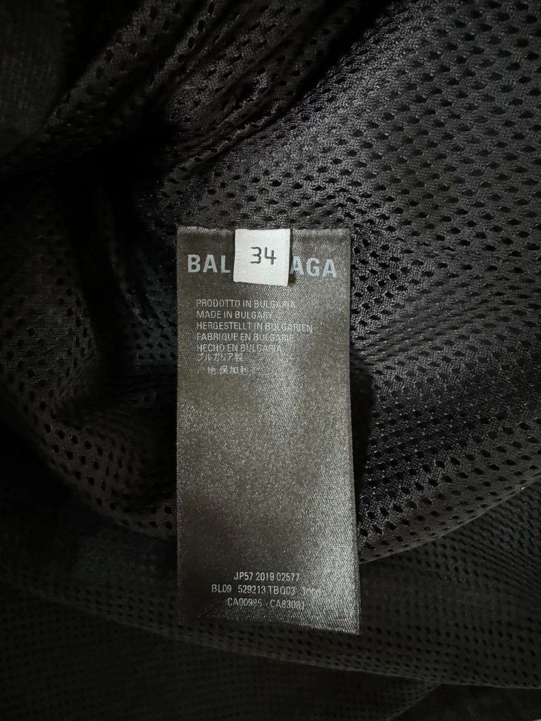 Balenciaga Balenciaga size 34 Denim tri-color patchwork logo jacket Size US XS / EU 42 / 0 - 6 Thumbnail