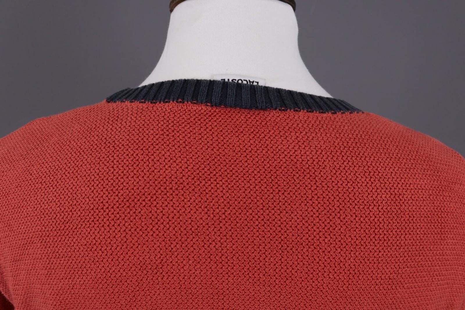 Lacoste Lacoste Red Crew Neck Knit Sweater Size 5 / L Size US L / EU 52-54 / 3 - 9 Thumbnail