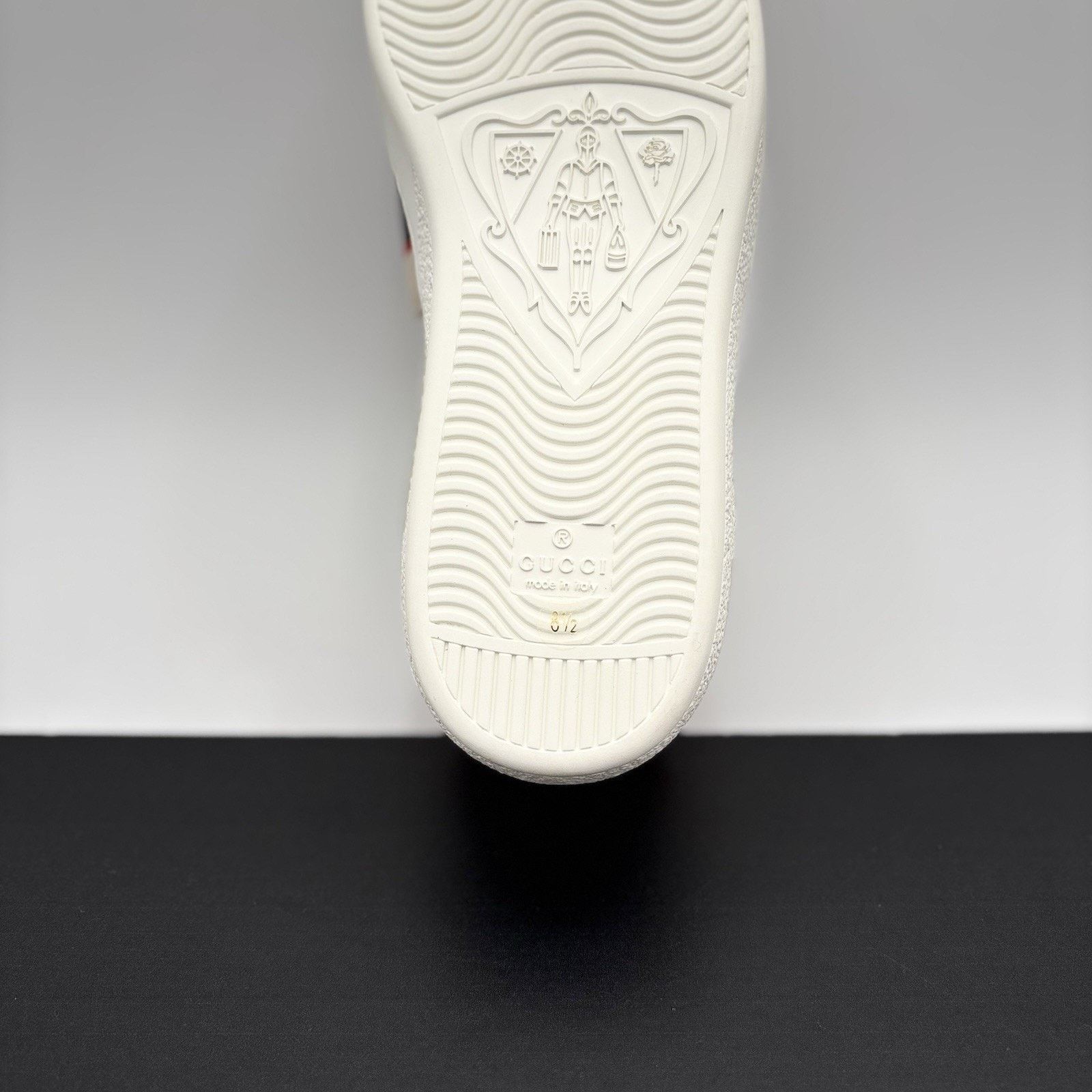 Gucci Gucci Ace Leather With Strap ‘ White ’ | NEW! Size US 9 / EU 42 - 18 Thumbnail