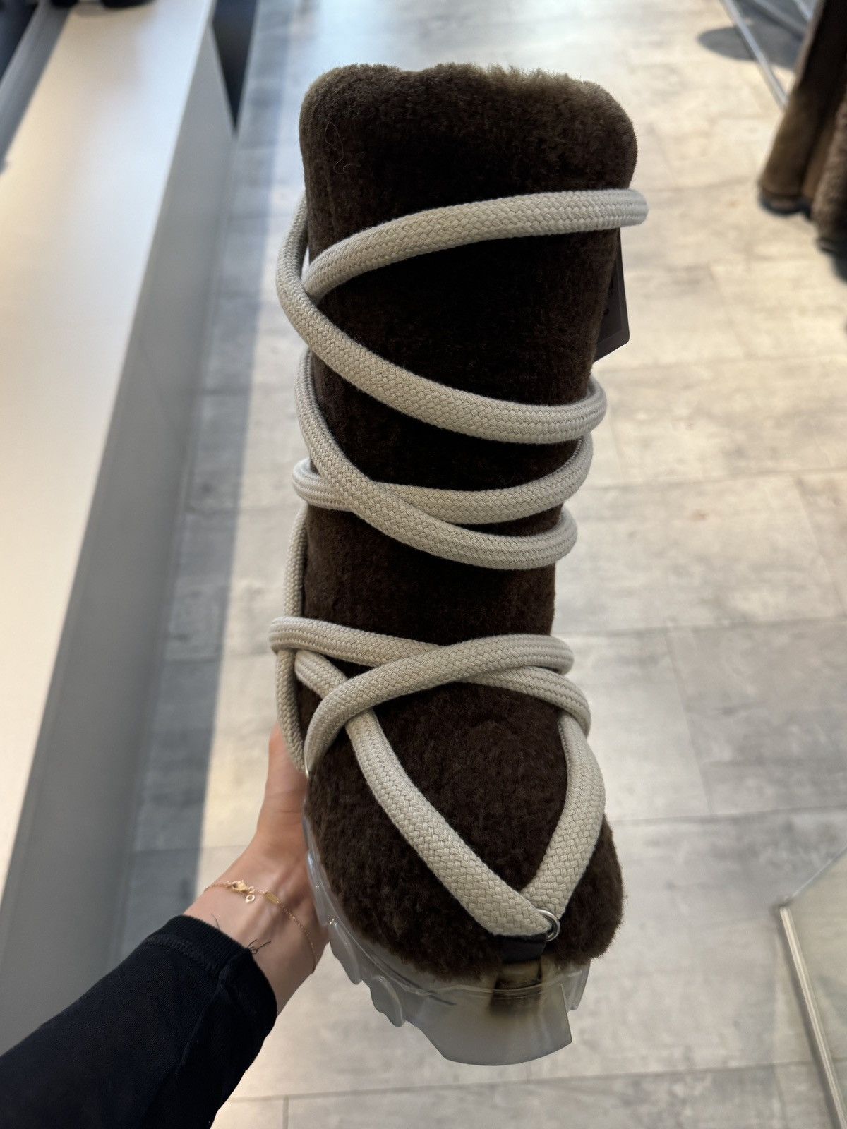 Rick Owens Last Size Rick Owens Lunar Tractor Boots | Grailed