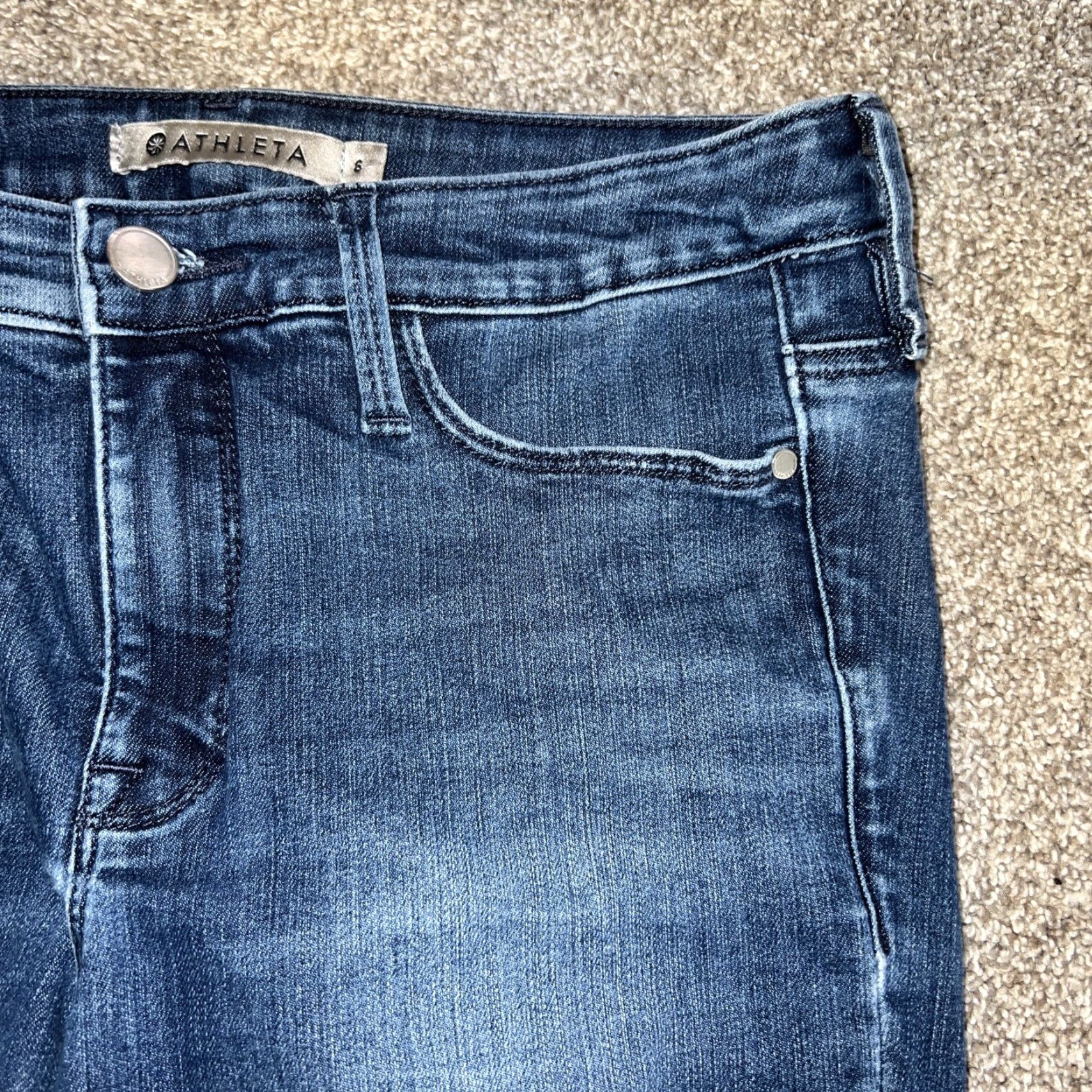 Athleta Athleta Jeans Skinny Womens Size 6 32x29 Blue Size 28" / US 6 / IT 42 - 2 Thumbnail