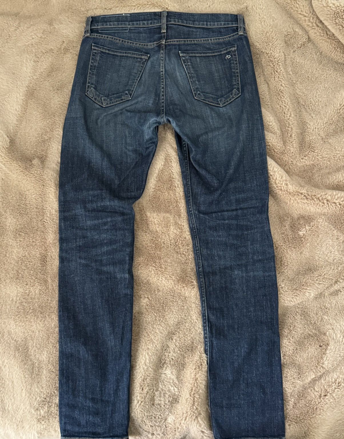 Rag & Bone Rag & Bone - Classic Blue Denim Jeans Size US 32 / EU 48 - 2 Thumbnail