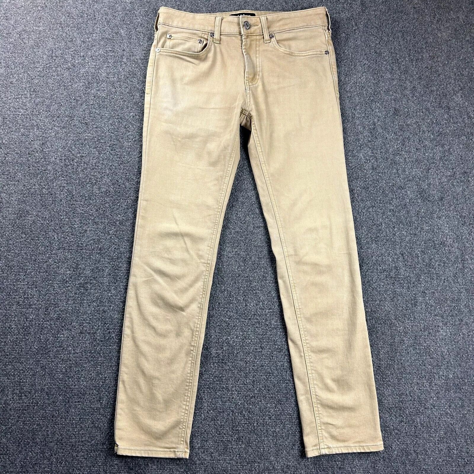Pacsun Pacsun Jeans Mens 29x30 Beige Denim Slim Fit Active Stretch Size US 29 - 1 Thumbnail