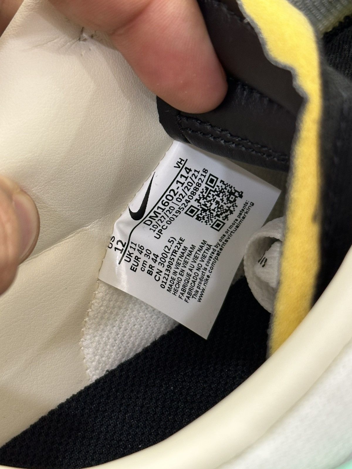 Nike × Off-White Off-White x Nike Dunk Low Lot 04 of 50 Size 12 Size US 12 / EU 45 - 7 Thumbnail