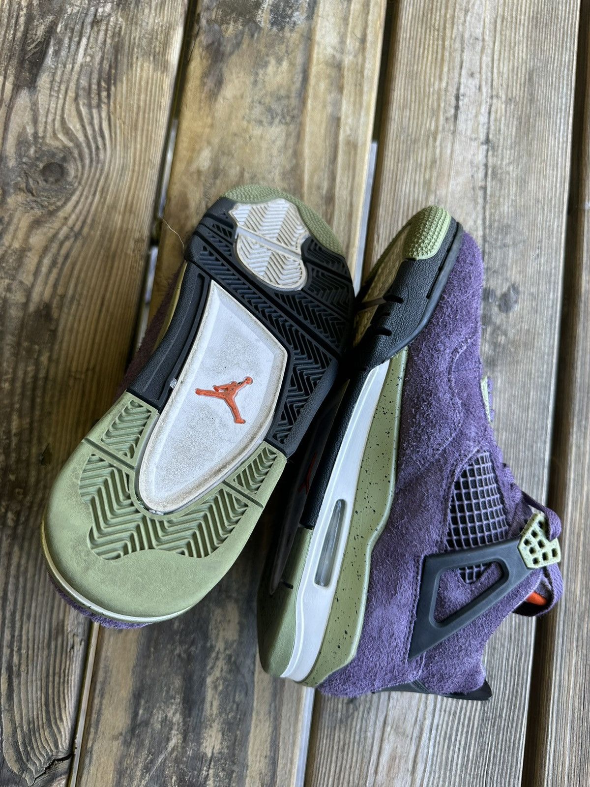 Nike NIKE AIR JORDAN 4 RETRO MID CANYON PURPLE Size US 7.5 / IT 37.5 - 4 Thumbnail