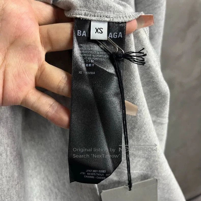 Balenciaga Balenciaga Gray Coke Oversized Short Sleeve T-Shirt. Size US XS / EU 42 / 0 - 4 Thumbnail