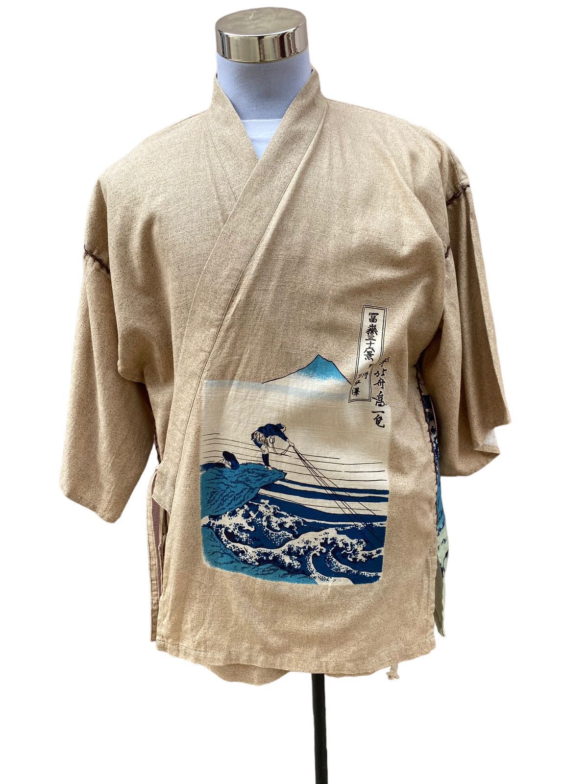 Vintage Vintage Kimono Jinbe Ukiyo Tsunami Rider Size US L / EU 52-54 / 3 - 1 Thumbnail