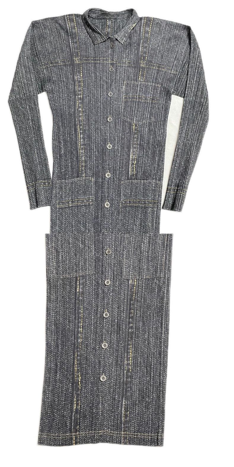 Issey Miyake Issey Miyake size:4 Black long-sleeved open-top dress Size XS / US 0-2 / IT 36-38 - 4 Thumbnail