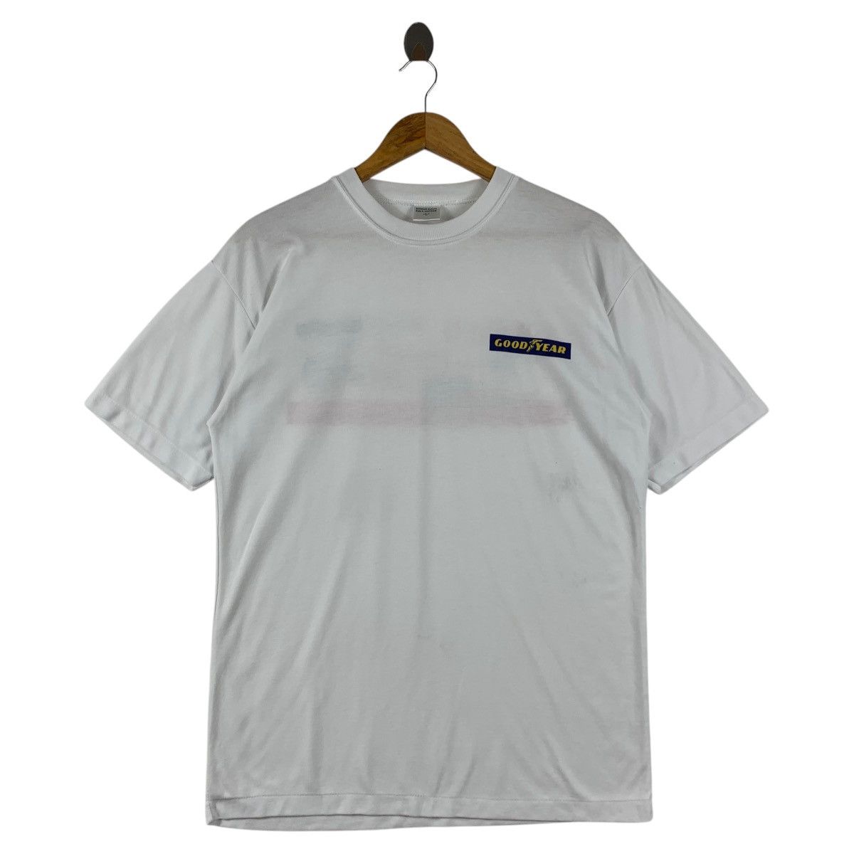 Japanese Brand Vintage GOODYEAR formula 1 racing white tee Size US L / EU 52-54 / 3 - 2 Thumbnail