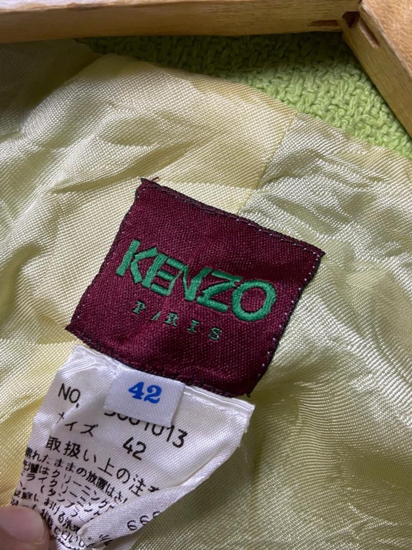 Kenzo Kenzo Paris Floral Embroidery Collarless Jacket (184) Size XS / US 0-2 / IT 36-38 - 3 Thumbnail