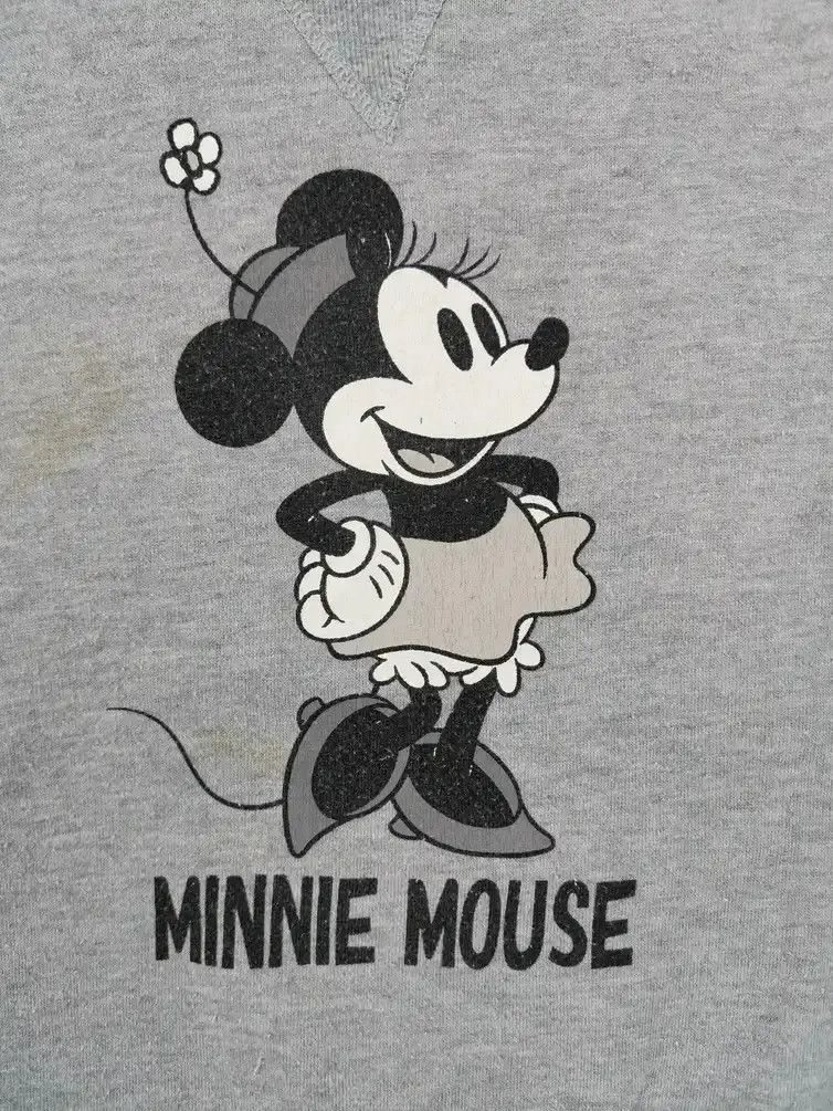 Disney × Mickey Mouse Disney Minnie Mouse Big Logo Sweatshirt Size US L / EU 52-54 / 3 - 3 Thumbnail