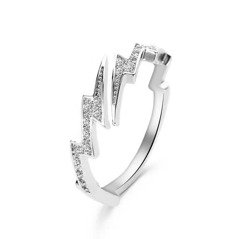 Jewelry Lightning Rare Jewelry Rings Open Chrome Ring (Size 7-13) Size ONE SIZE - 5 Thumbnail
