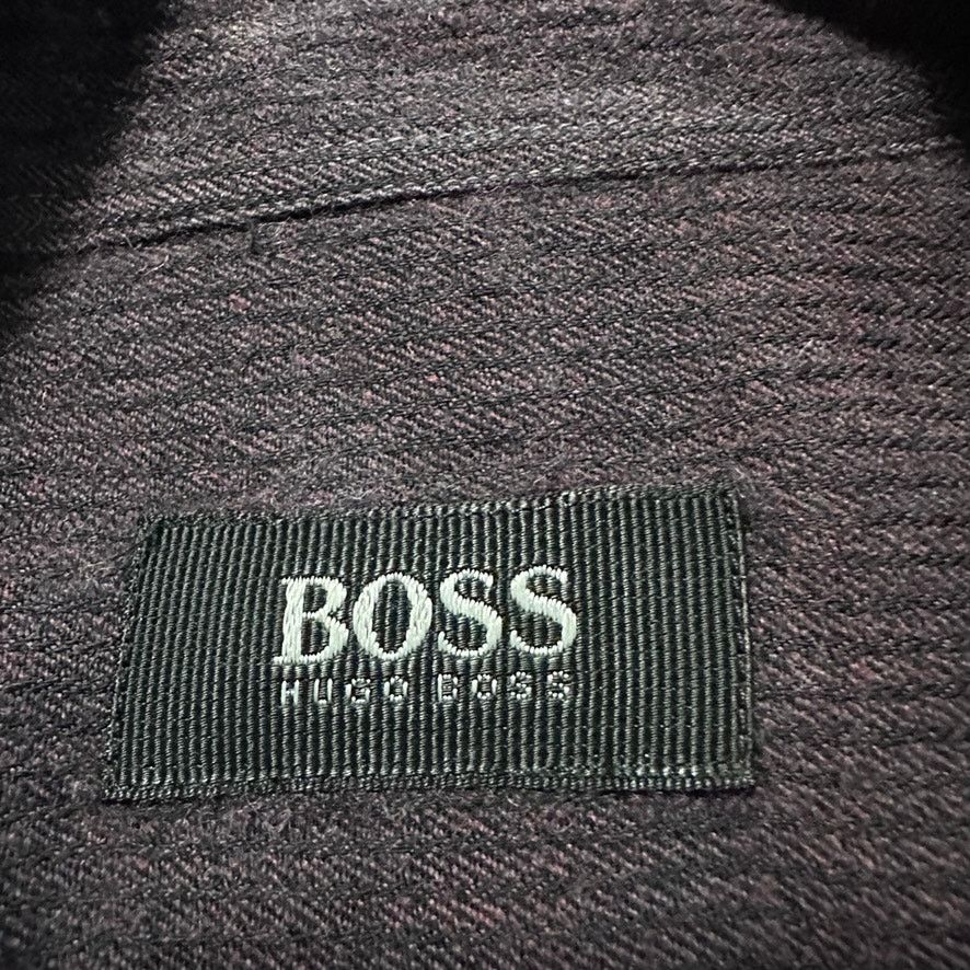 Hugo Boss Hugo Boss dark gray textured work shirt button down size L Size US L / EU 52-54 / 3 - 5 Thumbnail