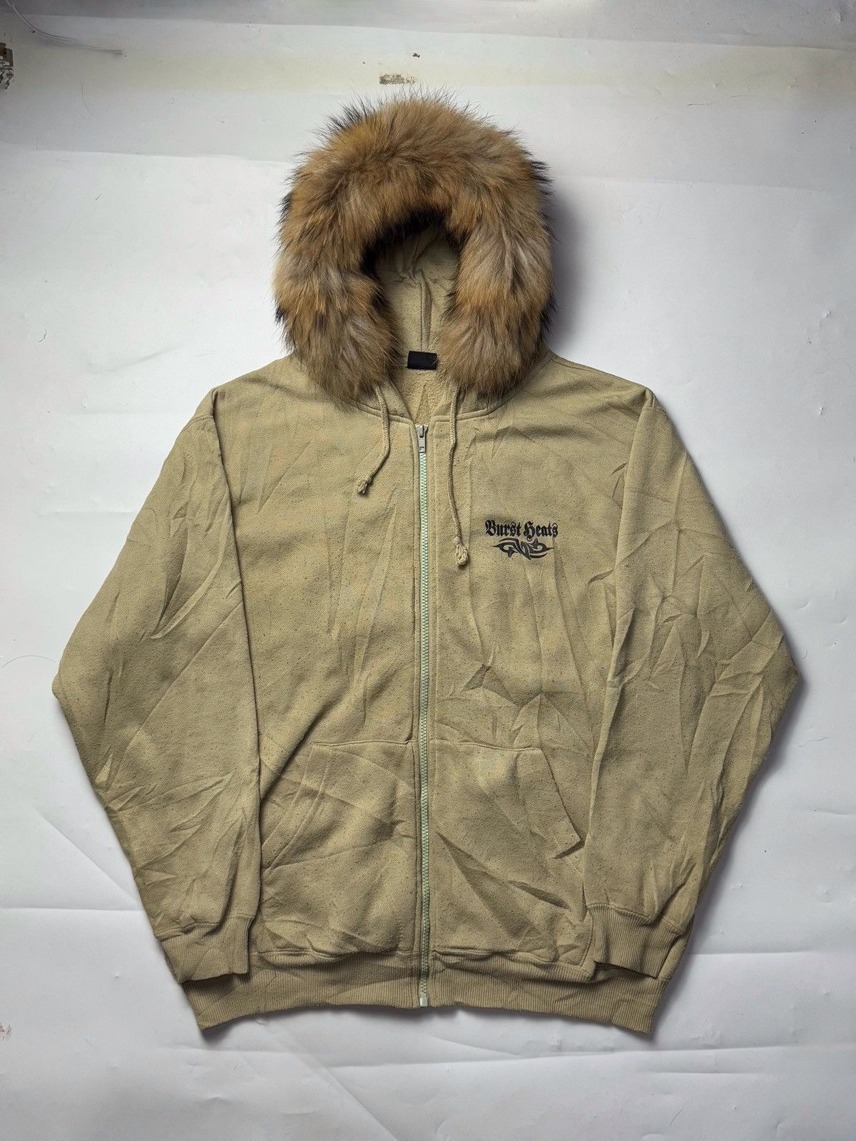 If Six Was Nine × Japanese Brand × Le Grande Bleu (L.G.B.) Fur Hoodie Poem Dragon Glittier Burst Heats Japanese Size US L / EU 52-54 / 3 - 2 Thumbnail