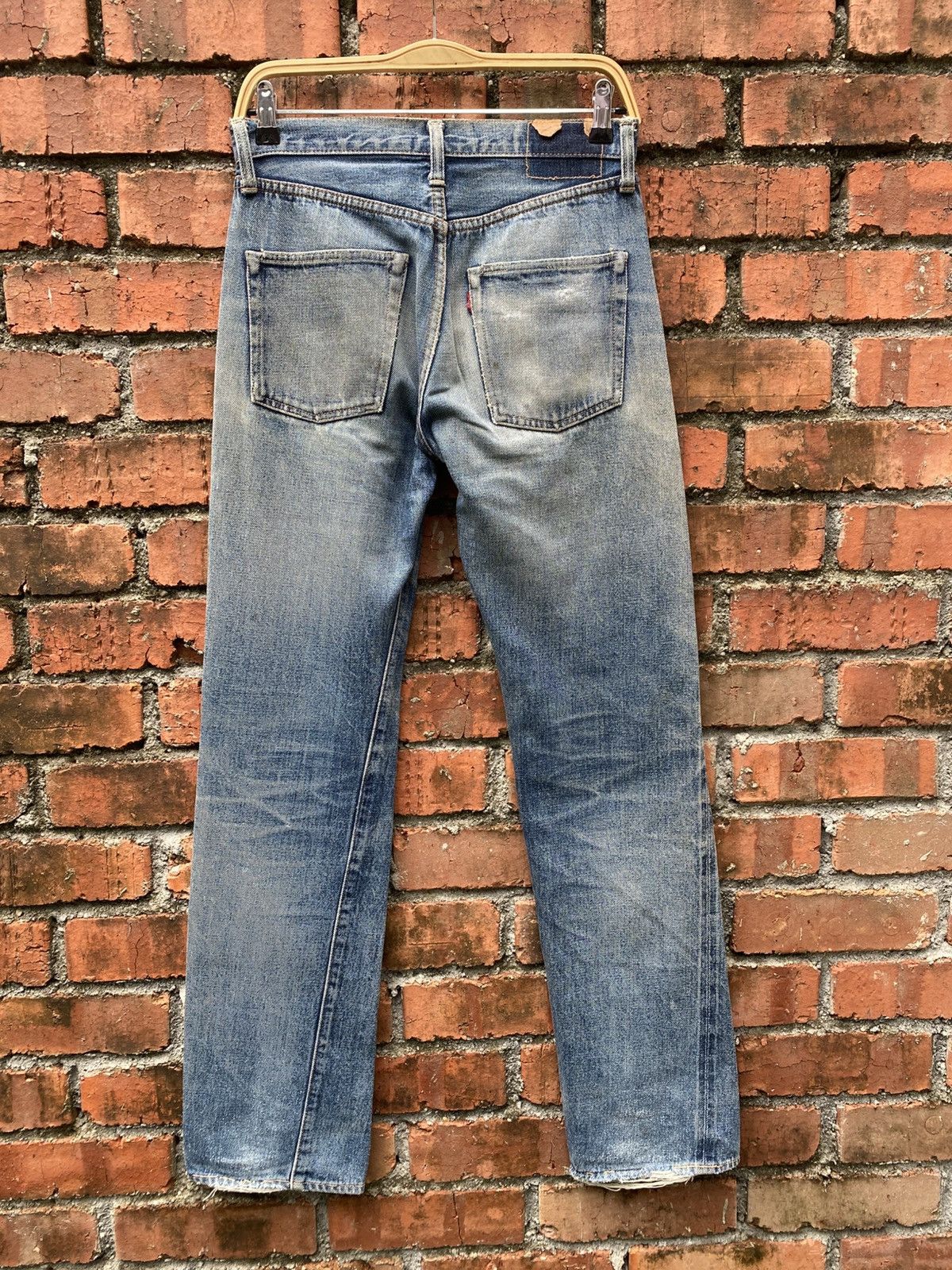 Denime × Japanese Brand × The Flat Head W29x32 denime redline distressed made in JAPAN Size US 29 - 2 Thumbnail