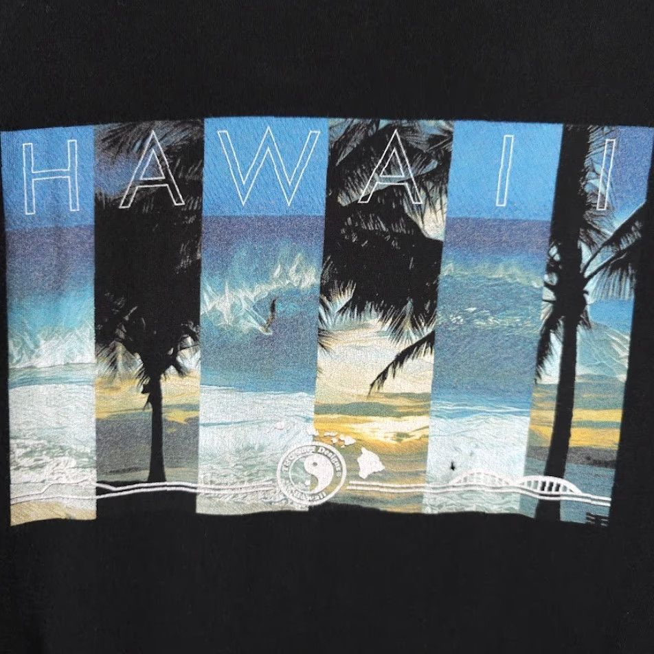 Vintage T&C Surf Designs T Shirt Mens Black Hawaii Surfing Palm Trees Short Sleeve Crew Neck M Cotton Vintage: No Size US M / EU 48-50 / 2 - 5 Thumbnail