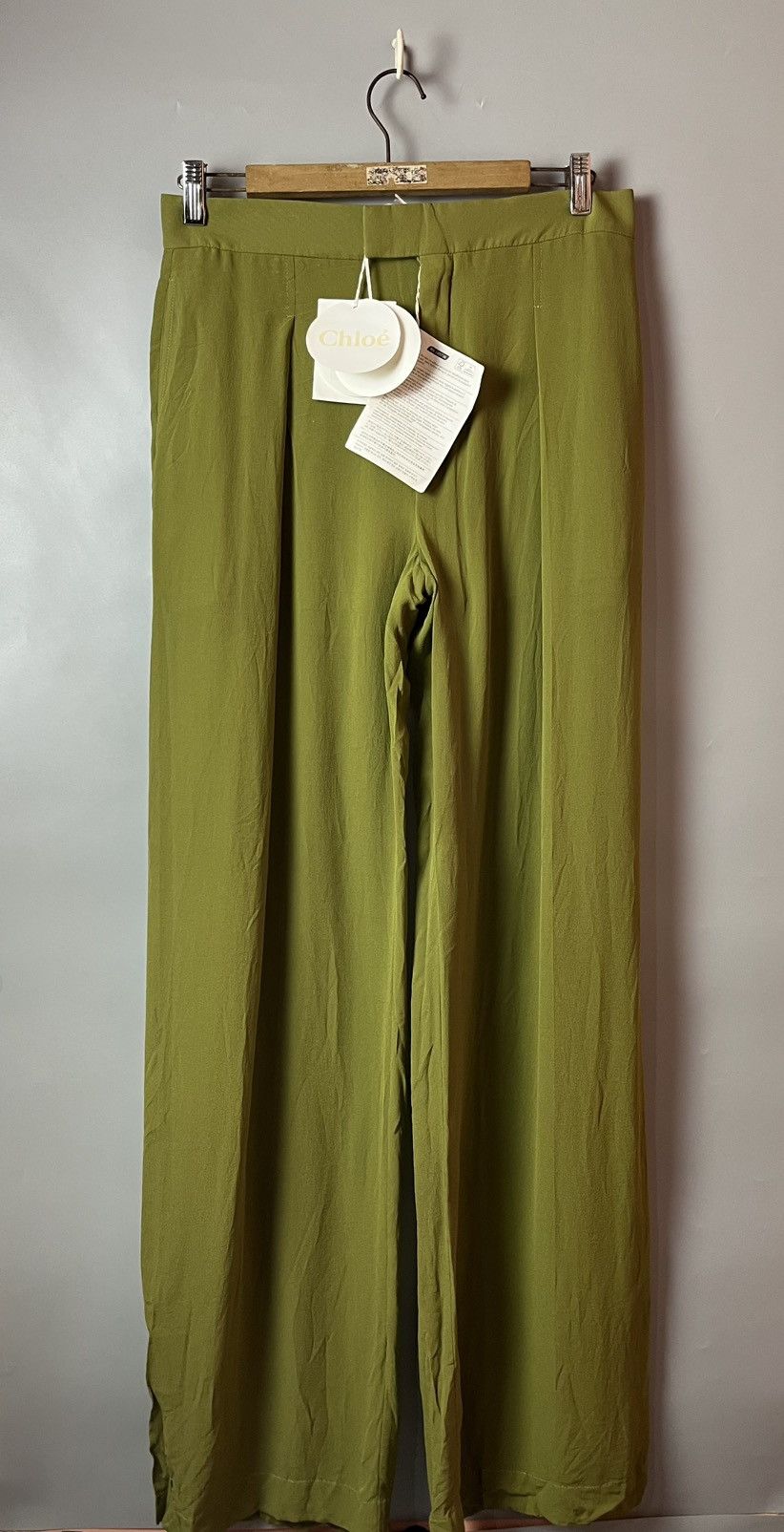 Chloe Chloe silk mesh wide trouser Size 27" / US 4 / IT 40 - 1 Thumbnail
