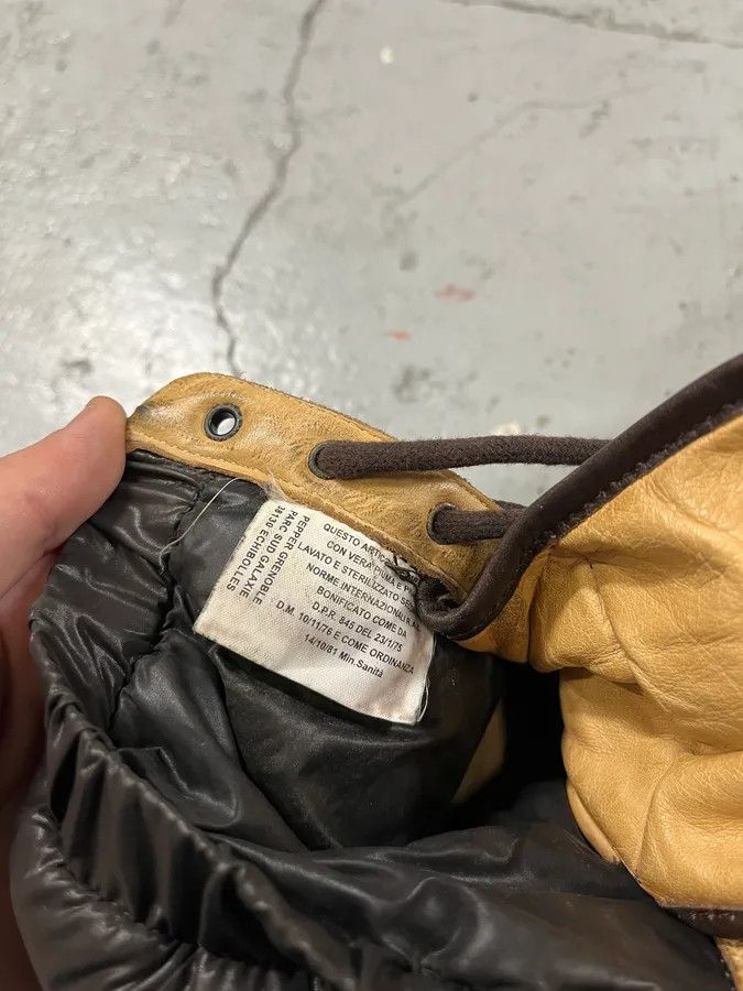 Moncler Moncler Lace-Up Brown Leather Puffer Boots Size US 10 / EU 43 - 6 Thumbnail