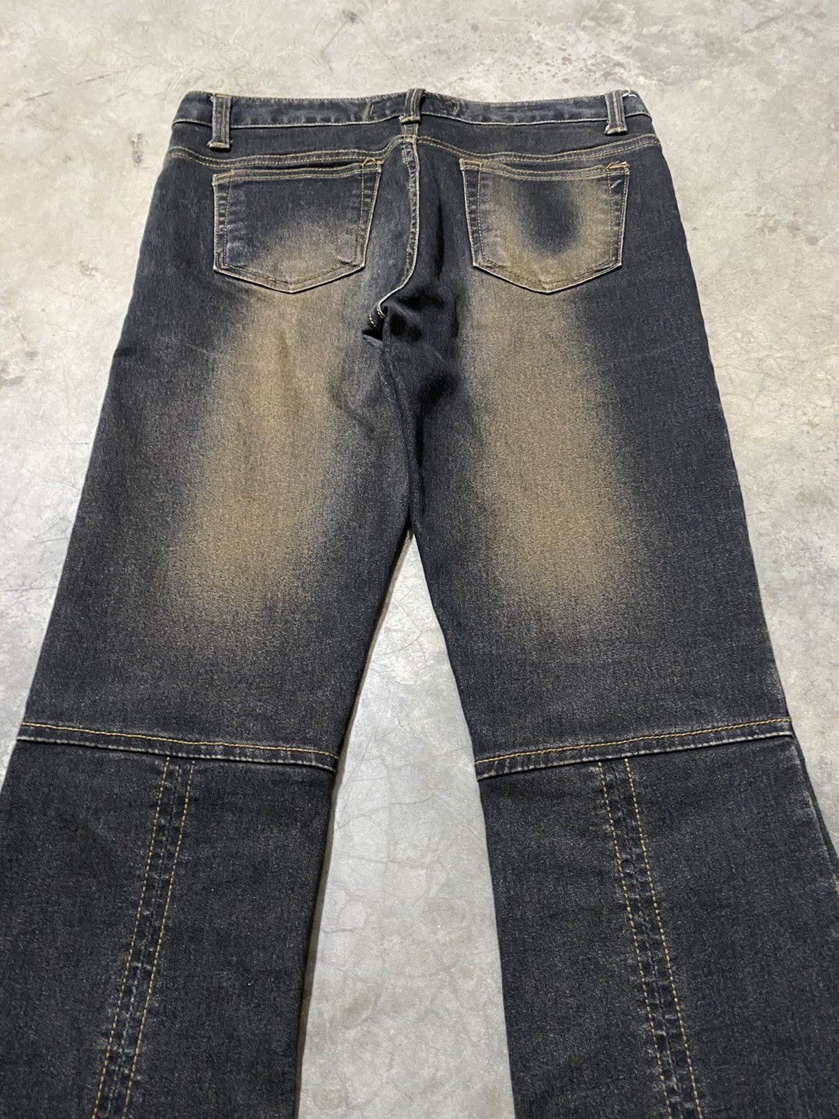 Hysteric Glamour × If Six Was Nine × Japanese Brand Flare Jeans Projoy Mud Rusty Stretch Denim Jeans p82 Size US 29 - 11 Thumbnail
