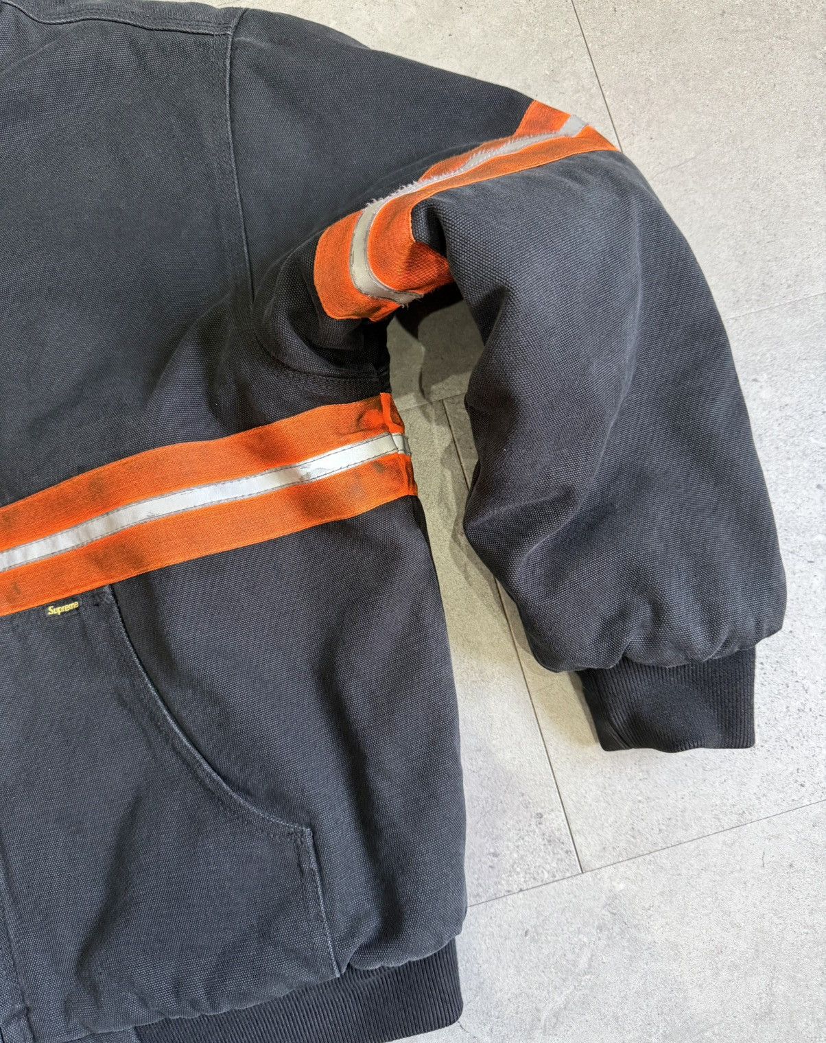 Supreme Supreme Reflective Work Jacket with Stripes Size US M / EU 48-50 / 2 - 5 Thumbnail