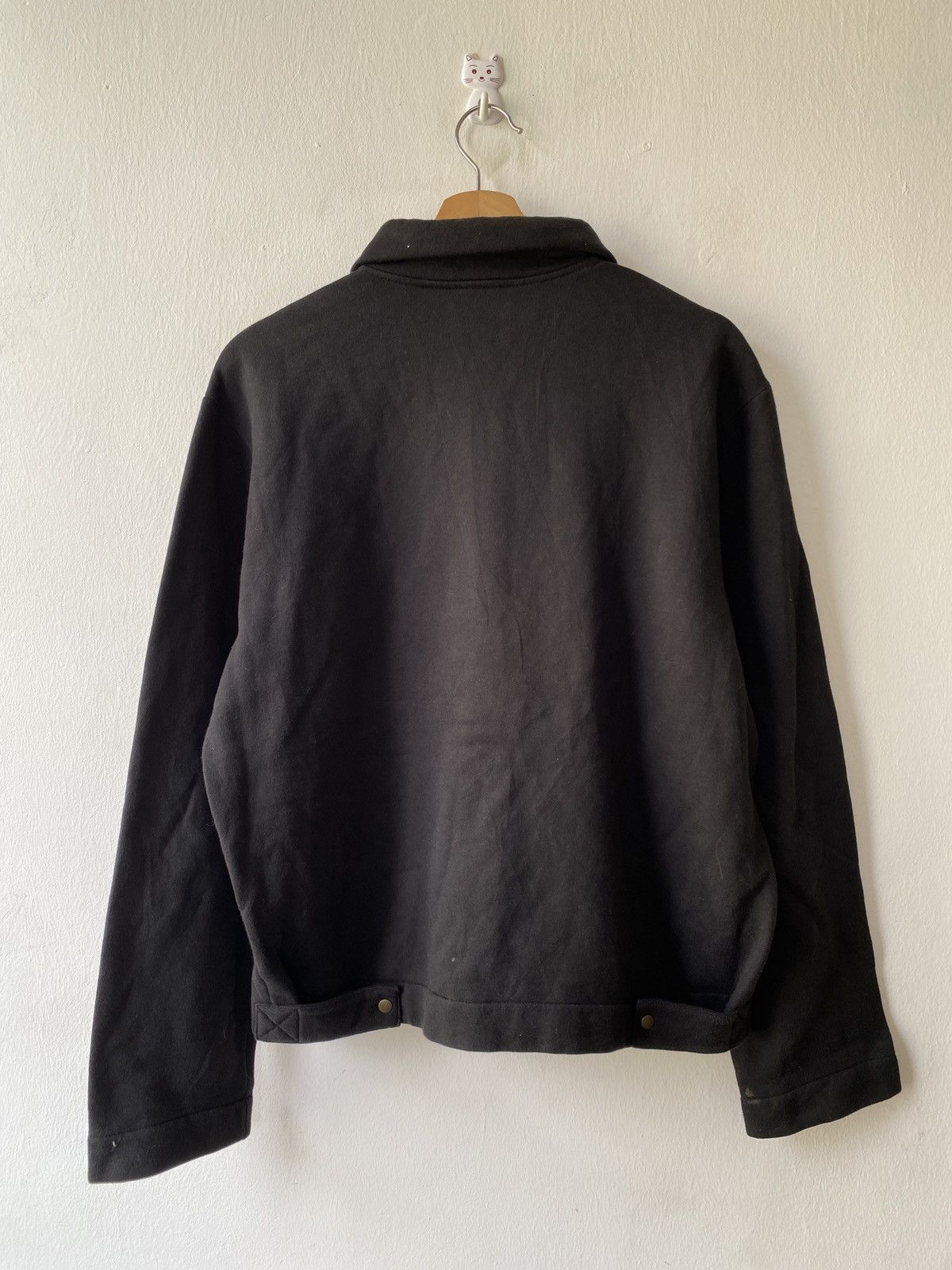agnes b. Vintage Agnes B Black Zipper Jacket Size US L / EU 52-54 / 3 - 4 Thumbnail