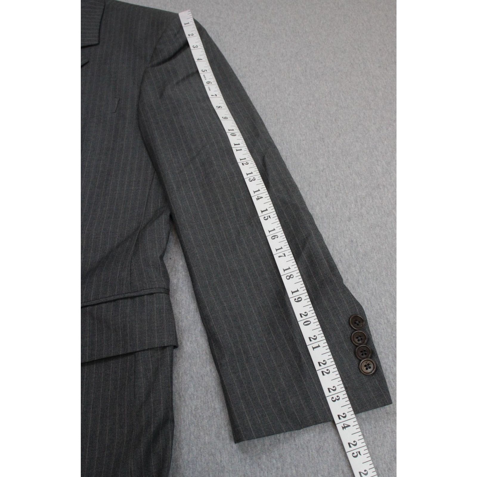 Brooks Brothers Brooks Brothers BlazerMen 40R/34 GrayStripedWool1818 Madison Size 40R - 9 Thumbnail