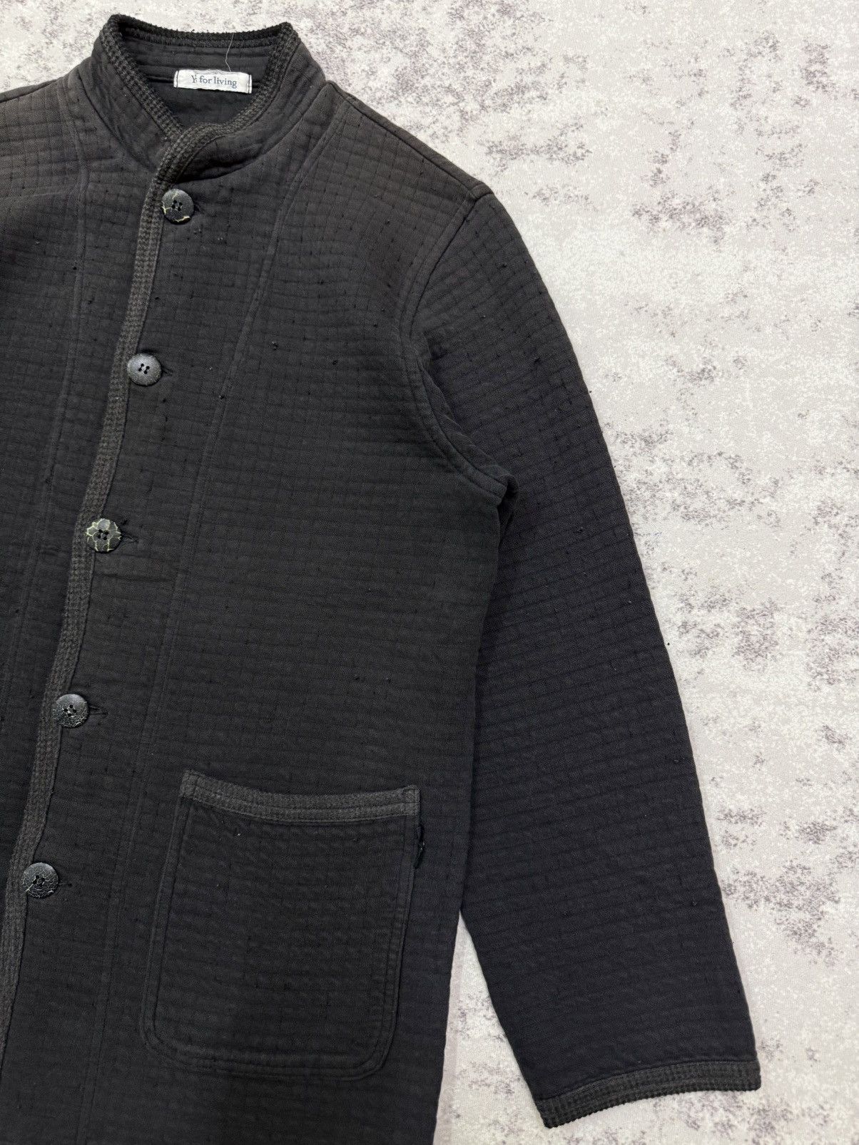 Yohji Yamamoto Vintage Y’s For Living Wood Button Up open Colar Sweatshirt Size US S / EU 44-46 / 1 - 5 Thumbnail