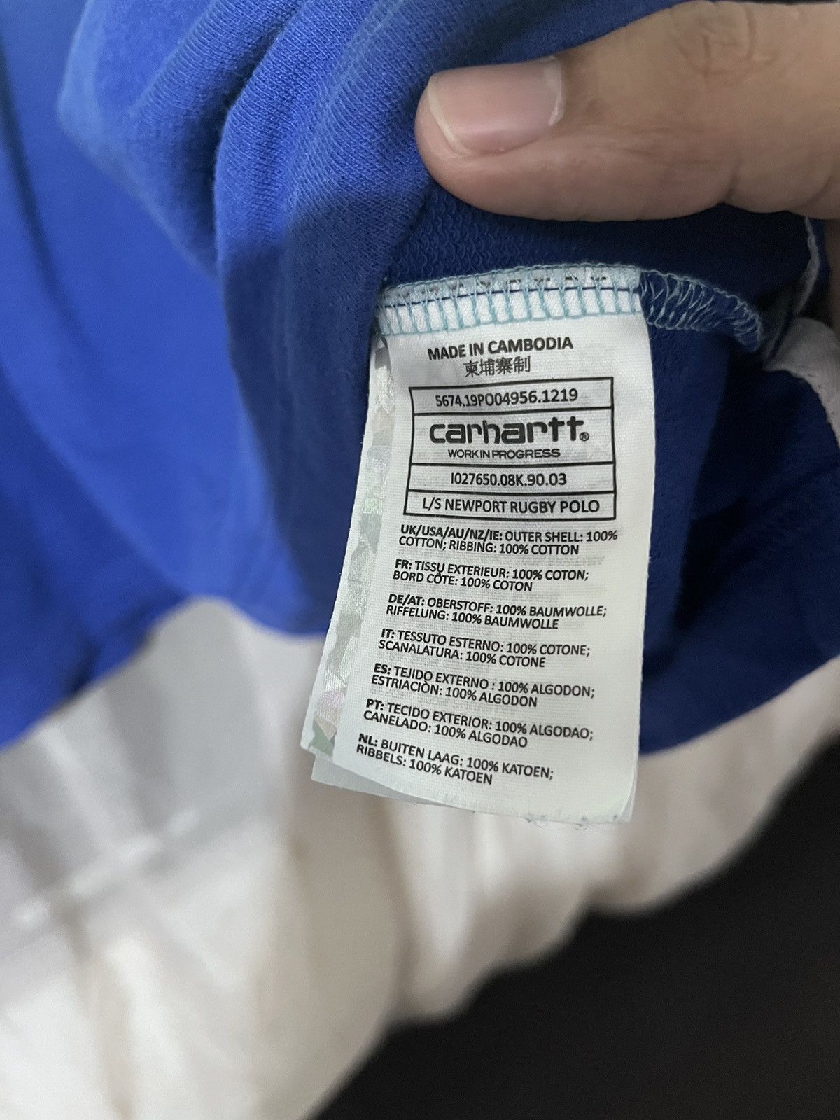 Carhartt CARHARTT WIP RUGBY JERSEY Size US XXL / EU 58 / 5 - 7 Thumbnail