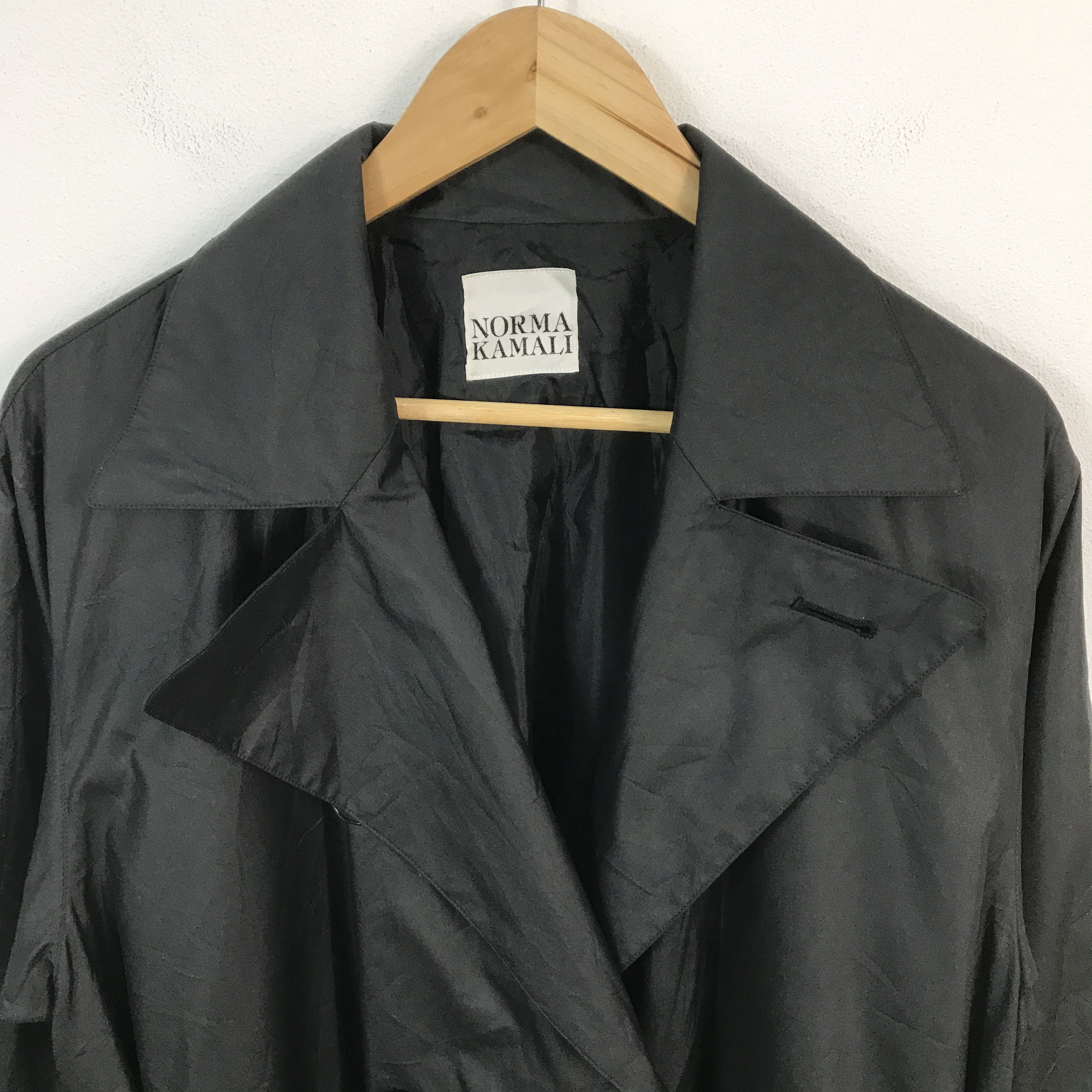 Japanese Brand Norma kamali Light long coat Design jacket Size US L / EU 52-54 / 3 - 3 Thumbnail