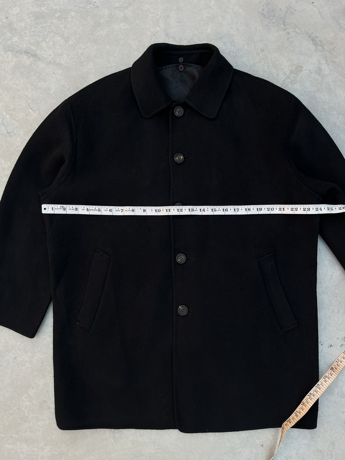 Yves Saint Laurent YVES SAINT LAURENT HEAVY WOOLLEN COAT Size US M / EU 48-50 / 2 - 3 Thumbnail