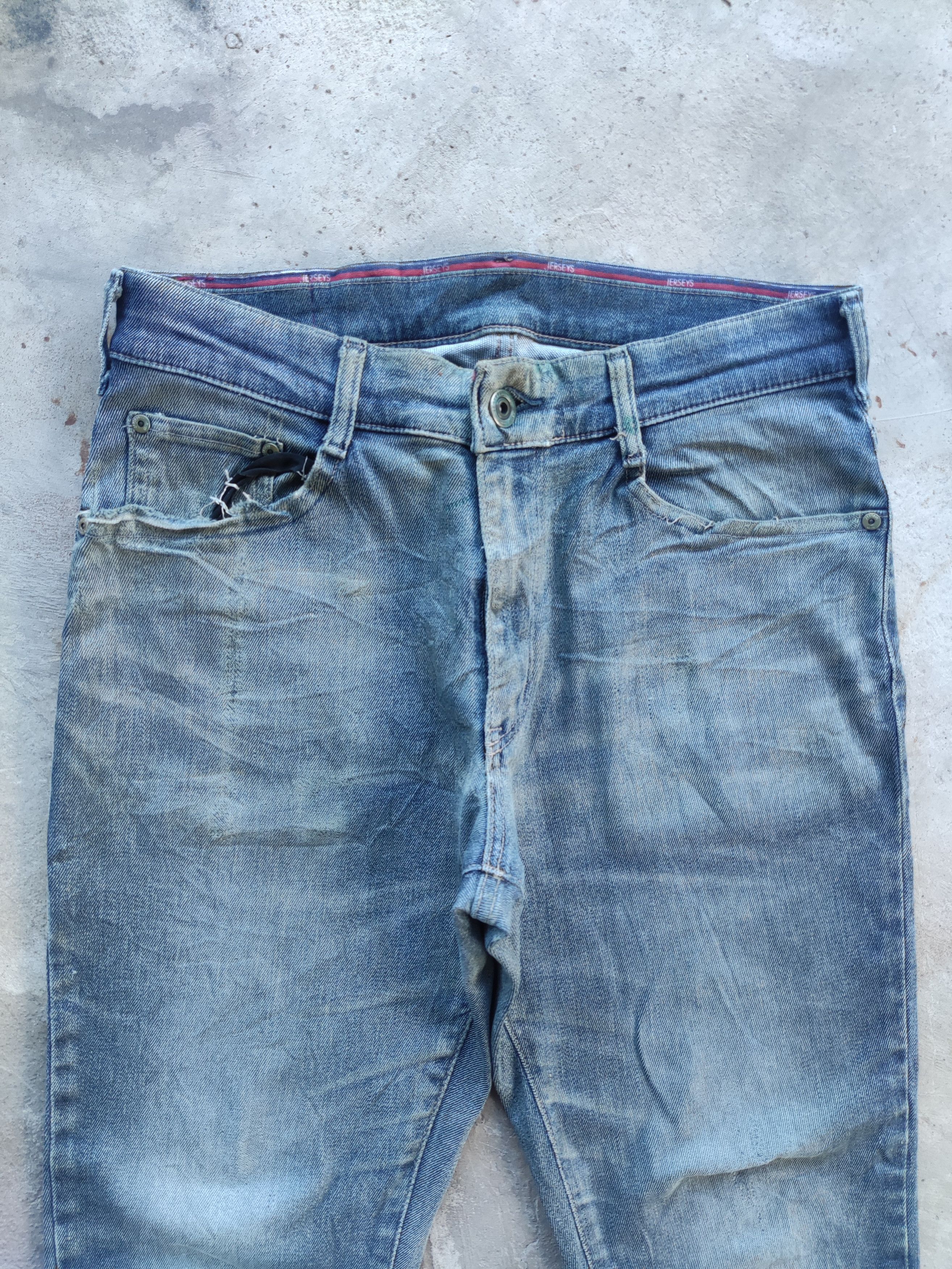 Edwin Vintage Edwin Japan Jean Distressed Faded denim Size US 32 / EU 48 - 3 Thumbnail