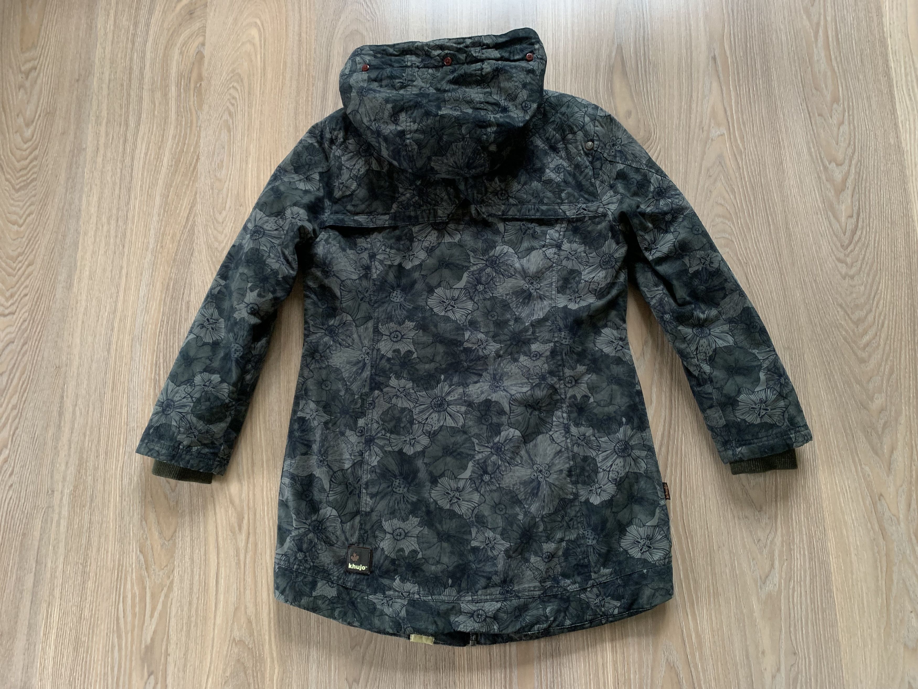 khujo Khujo Banita Quilted Floral Pattern Parka Jacket Size L / US 10 / IT 46 - 3 Thumbnail
