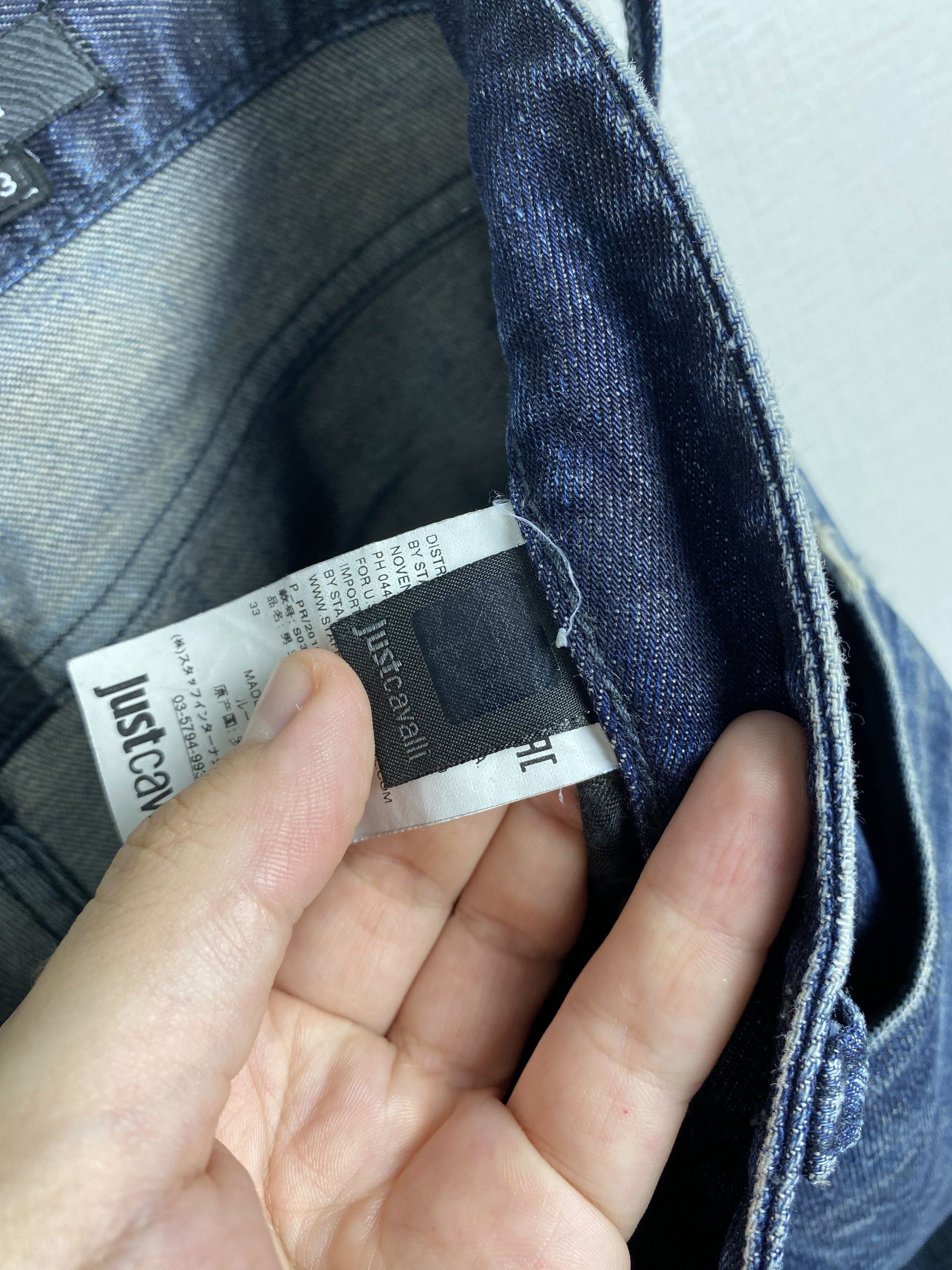 Roberto Cavalli Just Cavalli Washed Men Denim size 33 Size US 33 - 18 Thumbnail
