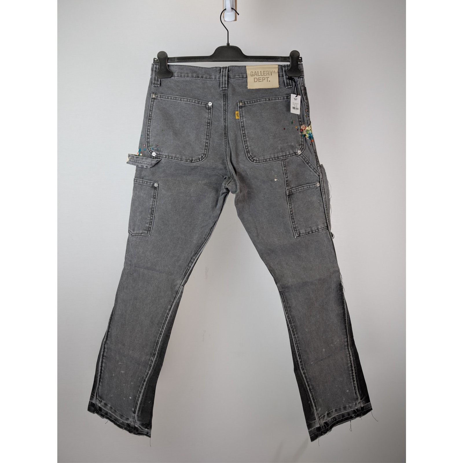 Gallery Dept. o1rshd1 LA Flare Carpenter Jeans in Charcoal Size US 31 - 16 Thumbnail