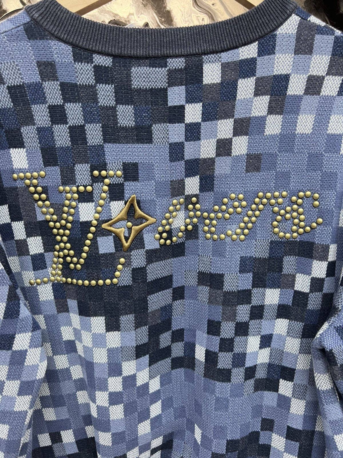 Louis Vuitton Louis Vuitton Lovers Blue Sweater Size US M / EU 48-50 / 2 - 6 Thumbnail