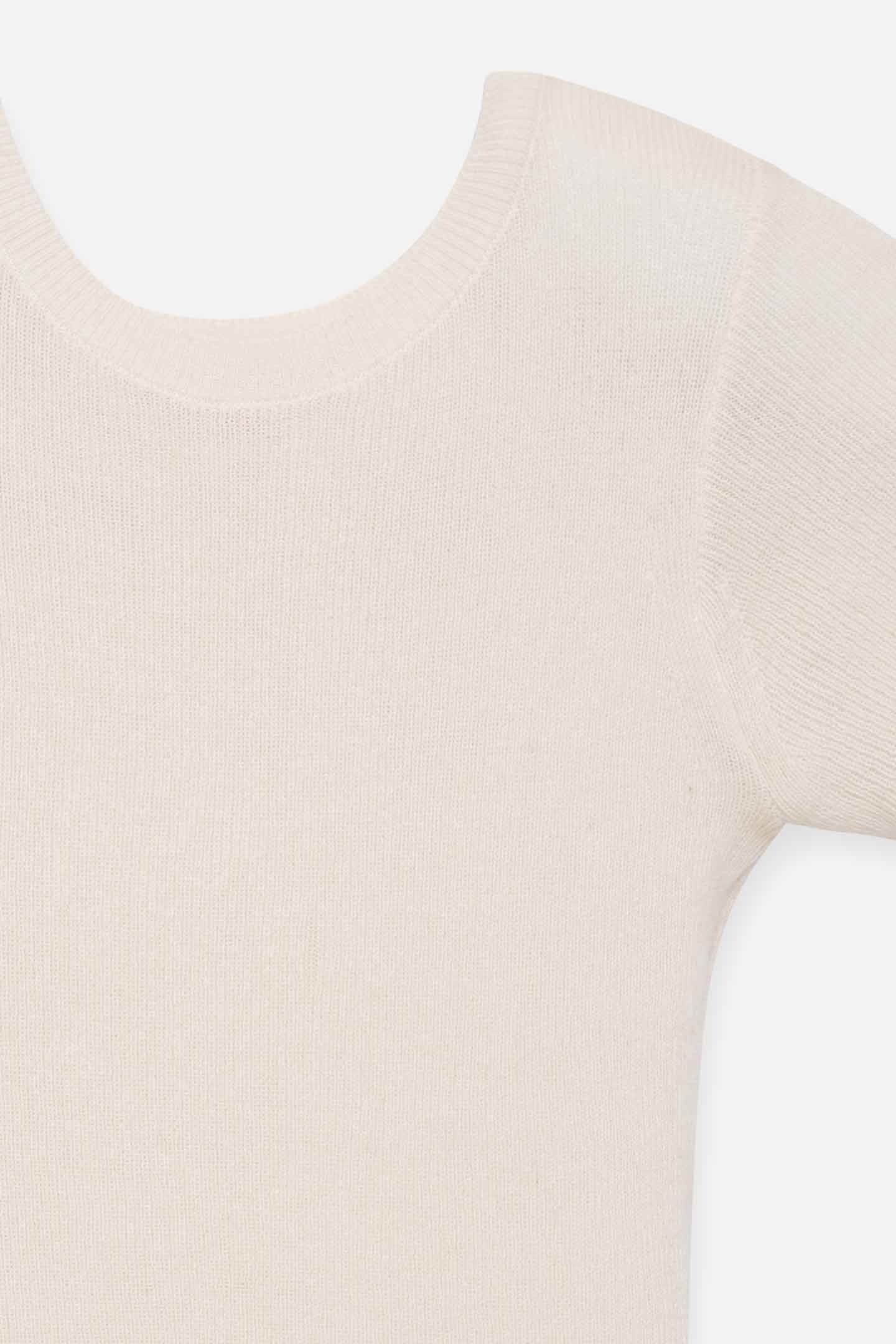 The Elder Statesman $495 The Elder Statesman Delicash White Fitted Tee Size L / US 10 / IT 46 - 2 Thumbnail
