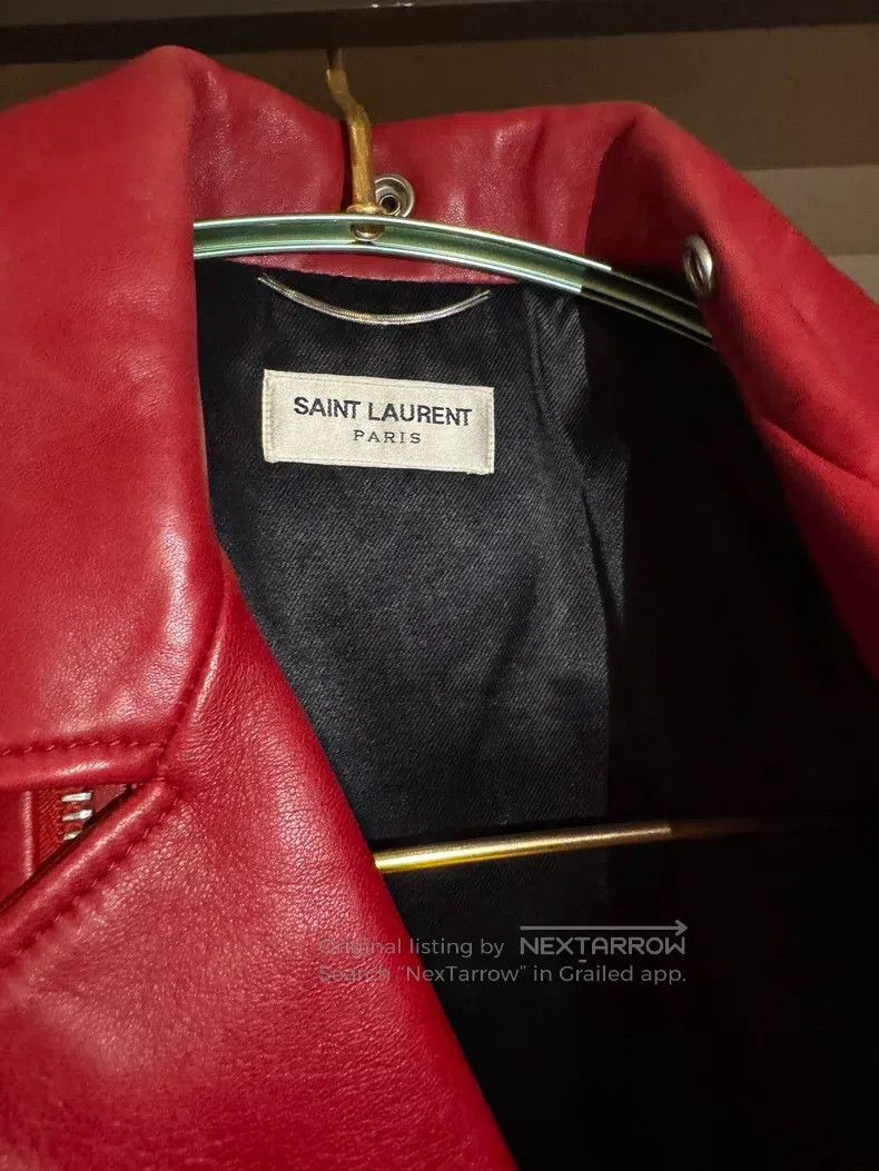 Saint Laurent Paris Saint Laurent Paris Motorcycle leather jacket Size XS / US 0-2 / IT 36-38 - 2 Thumbnail