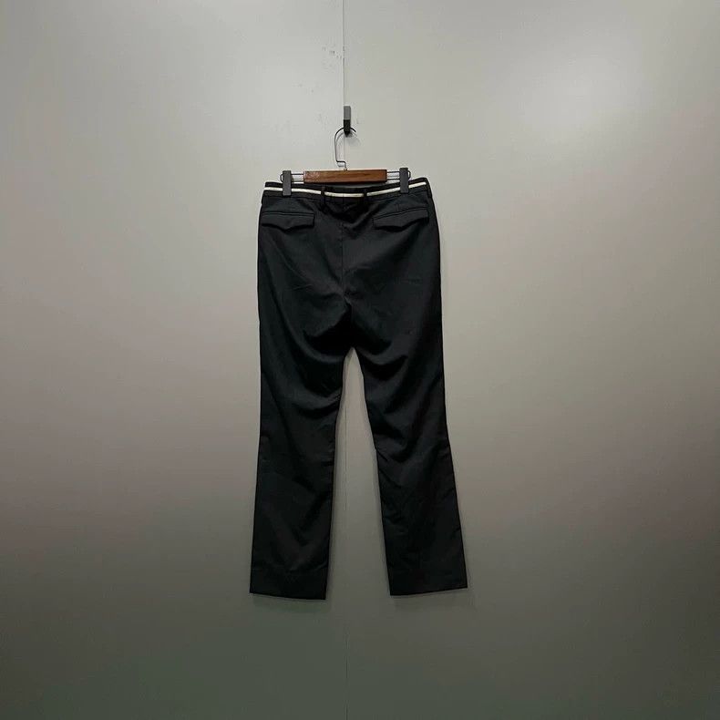Dior Dior Black belt trousers 2502-Nextarrow Size 46R - 2 Thumbnail