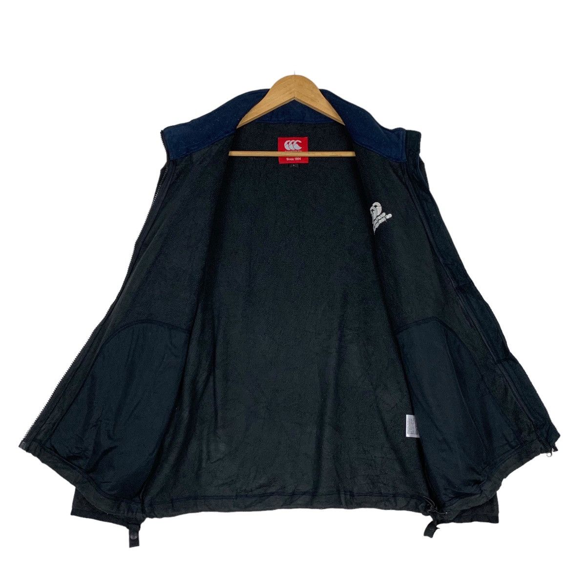 Canterbury of New Zealand CANTERBURY Embroidery Logo Zipper Fleece Jacket #1020-C46 Size US L / EU 52-54 / 3 - 11 Thumbnail