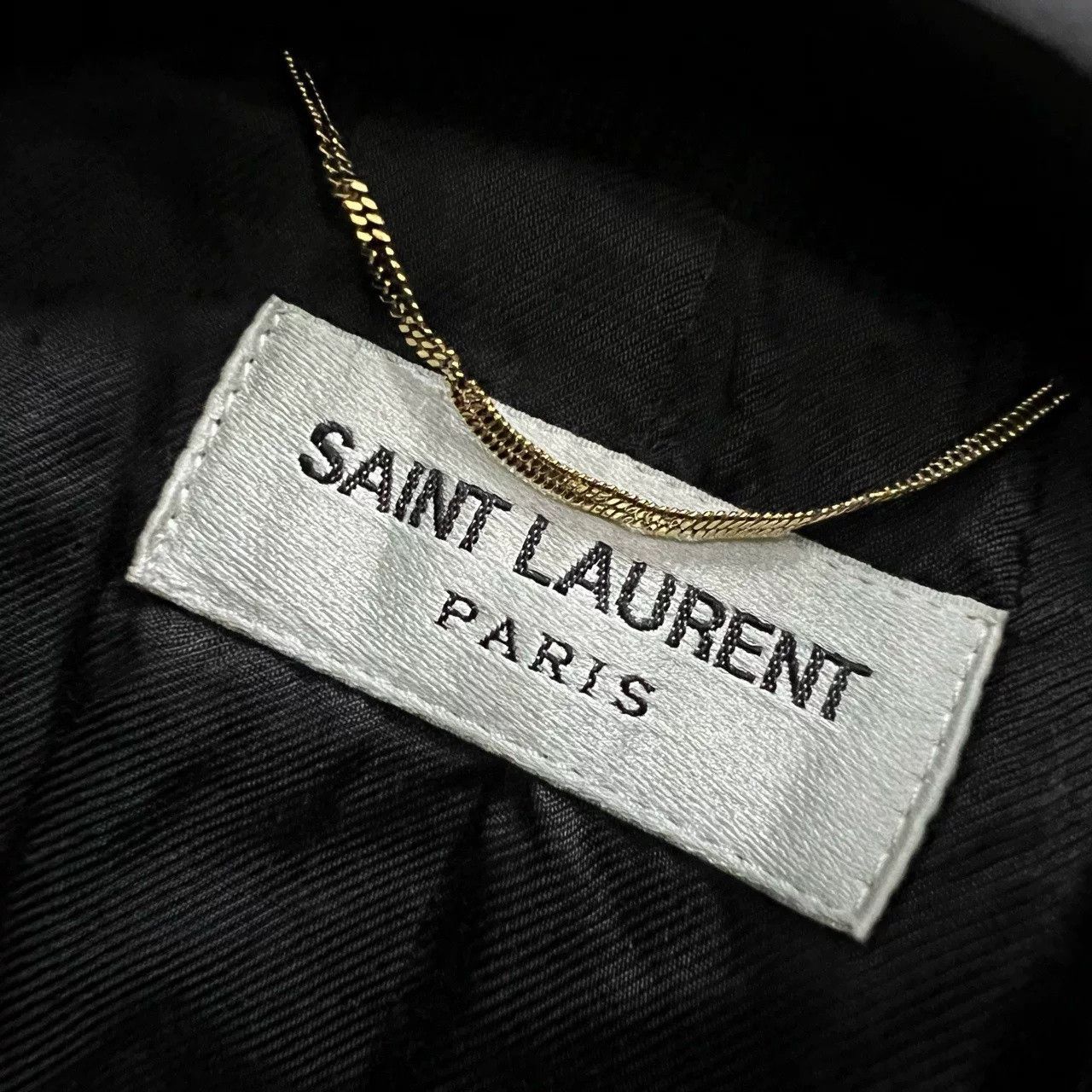 Saint Laurent Paris Saint Laurent Red Patchwork Baseball Jacket Size US XXS / EU 40 - 5 Thumbnail