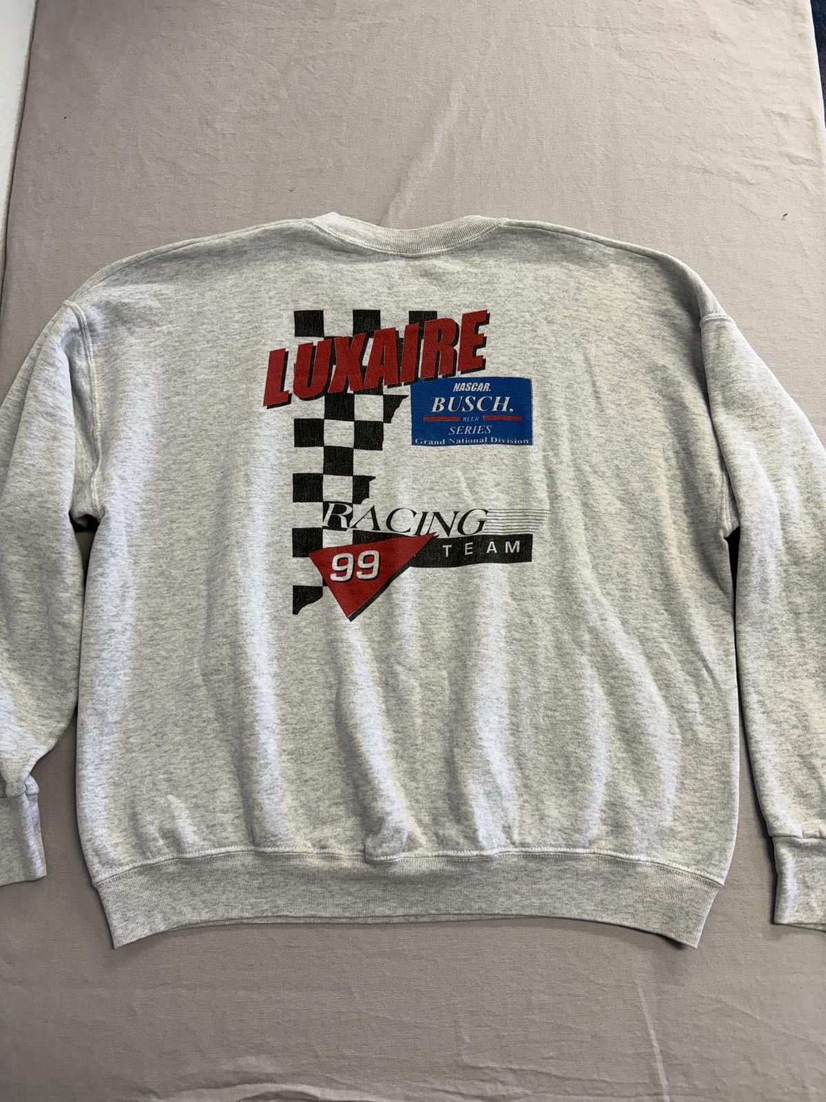 Fruit Of The Loom Vintage Luxaire Racing Team 99 Crewneck Nascar Busch Beer Size US XXL / EU 58 / 5 - 2 Thumbnail
