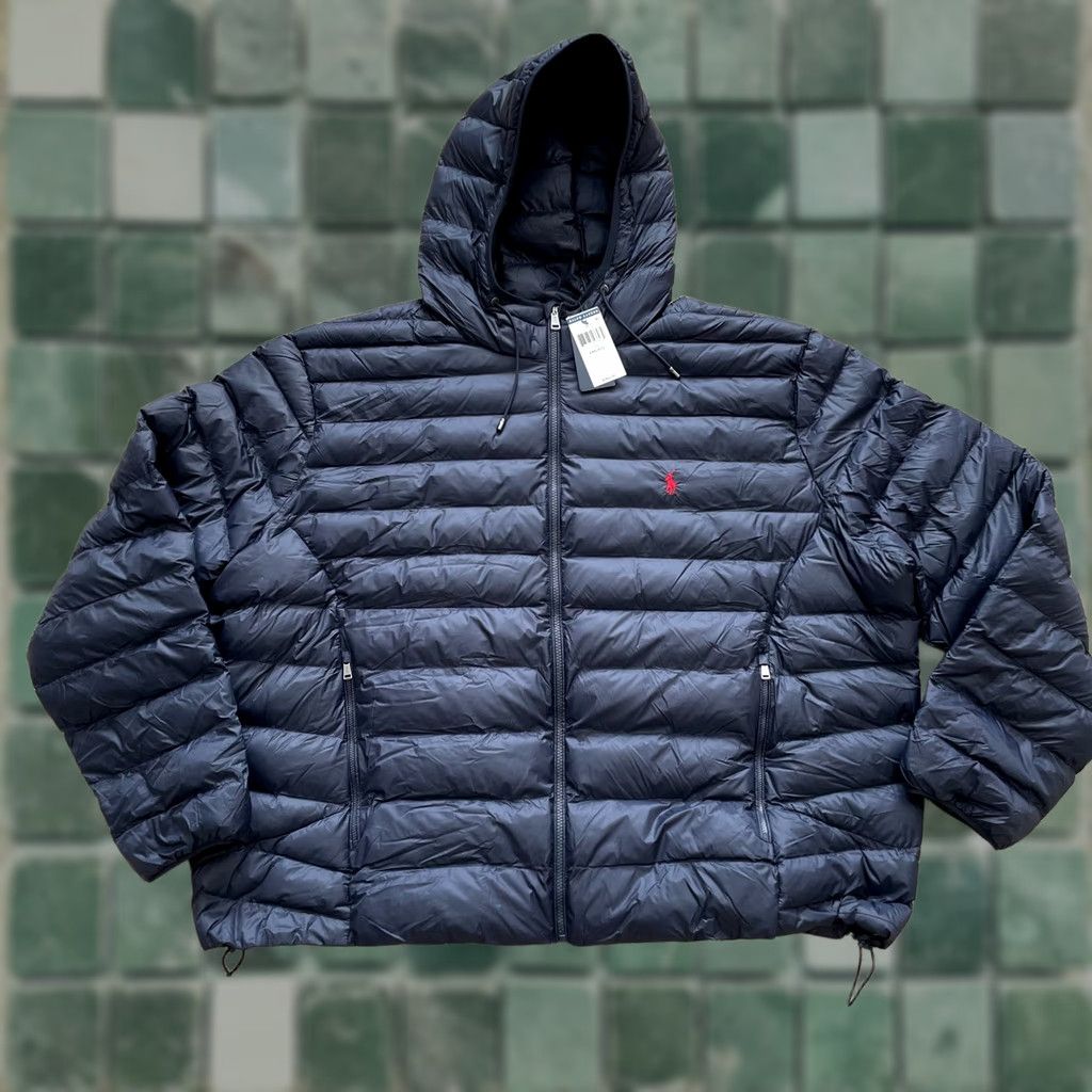 Polo Ralph Lauren Polo Ralph Lauren Jacket Big 4X Navy Puffer The Colden Packable NWT Men 4XB Coat Mid-Length Quilted All Seasons Zipped Pockets Size US XXL / EU 58 / 5 - 1 Thumbnail