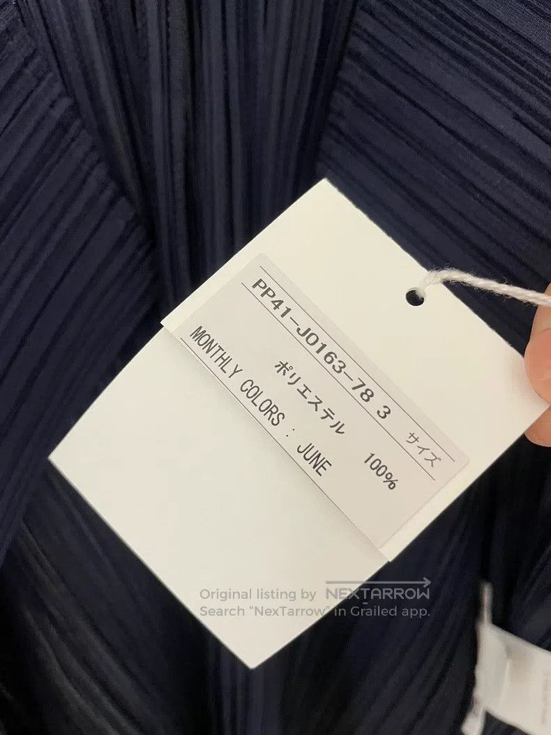 Issey Miyake Issey Miyake Navy Blue Coat Size L / US 10 / IT 46 - 5 Thumbnail