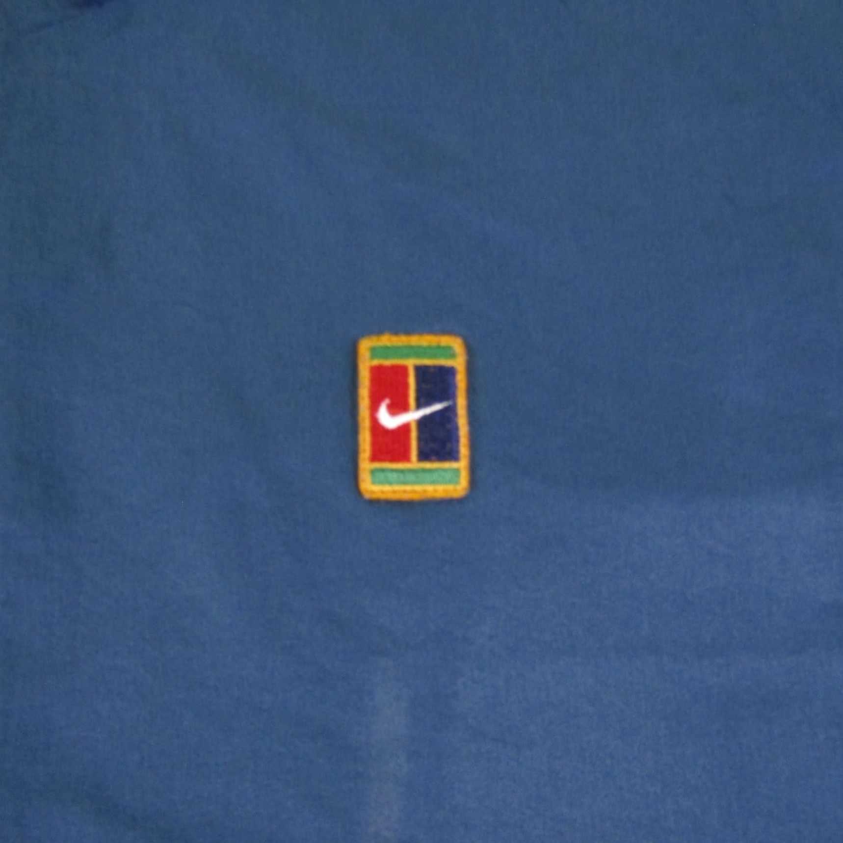 Nike Nike Womens Medium Blue Court Tennis Windbreaker Zip Block Stitch Coat Jacket Size M / US 6-8 / IT 42-44 - 3 Thumbnail
