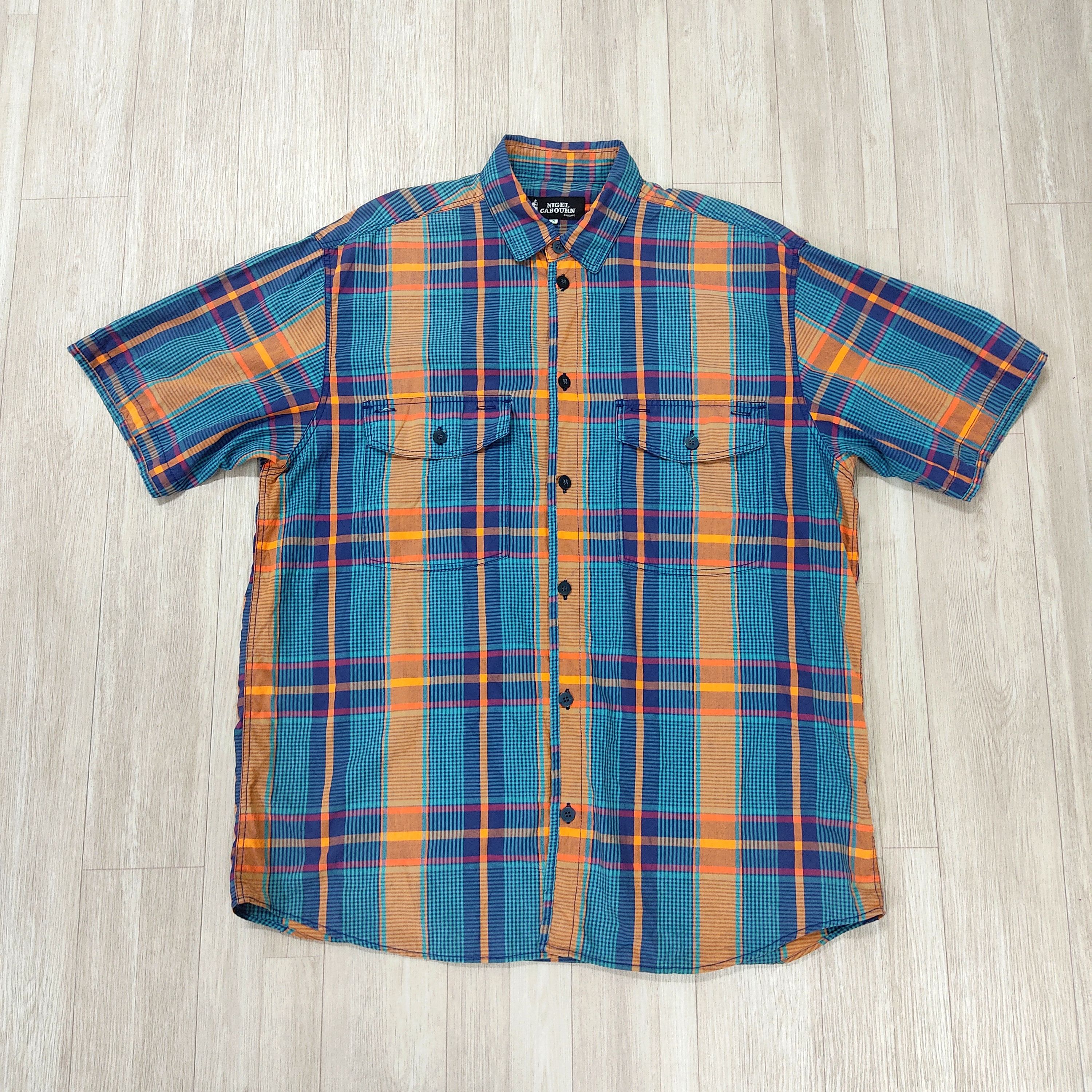 Nigel Cabourn NIGEL CABOURN Plaid Check Shirts Size US L / EU 52-54 / 3 - 2 Thumbnail