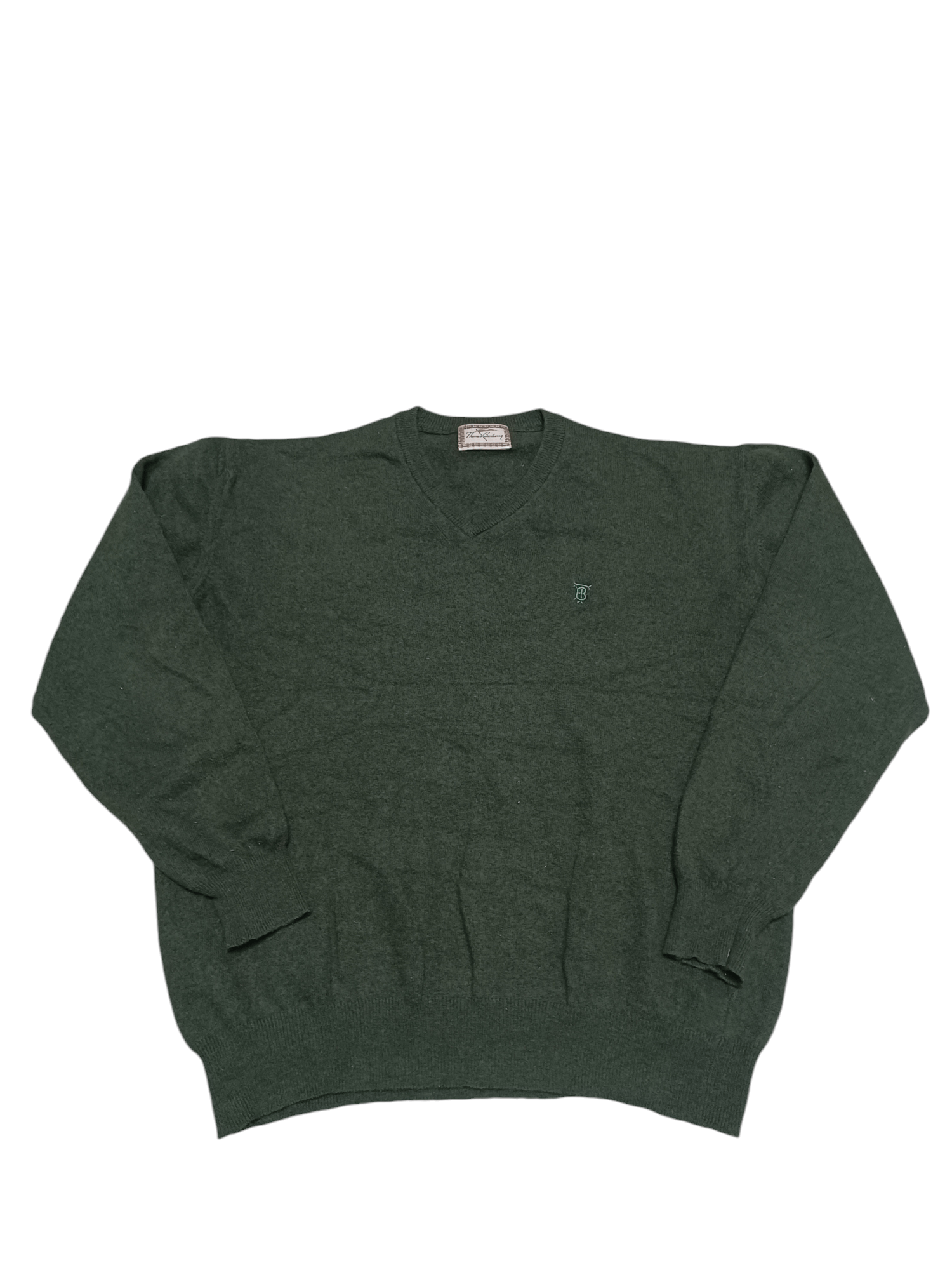 Burberry THOMAS BURBERRY VINTAGE WOOL OLDMONEY SWEATER Size US L / EU 52-54 / 3 - 1 Thumbnail