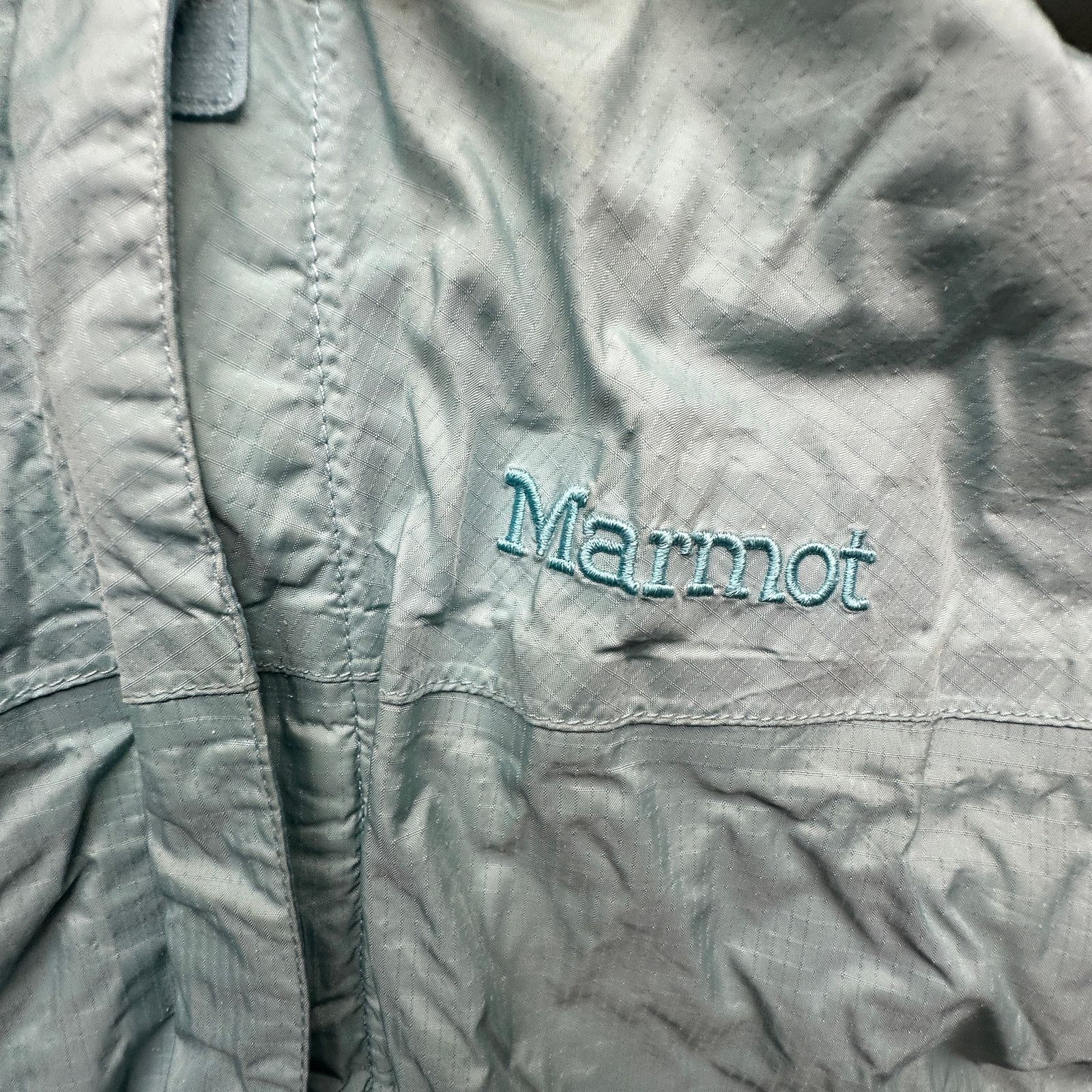 Marmot Marmot Windbreaker Jacket Womens XL Blue Ripstop FLAWS Size XL / US 12-14 / IT 48-50 - 20 Thumbnail