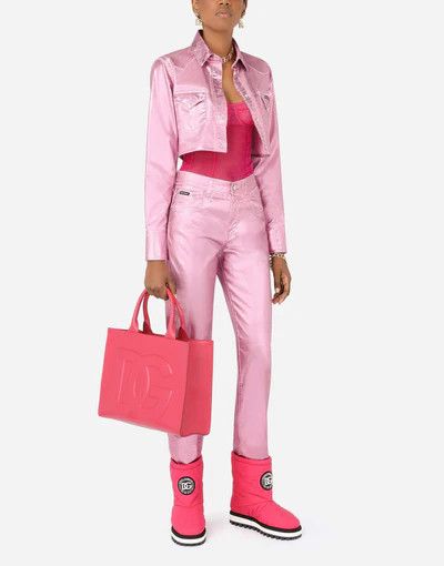 Dolce & Gabbana o1y0825 Padded Ankle Boots in Fuchsia Size US 6.5 / IT 36.5 - 5 Thumbnail